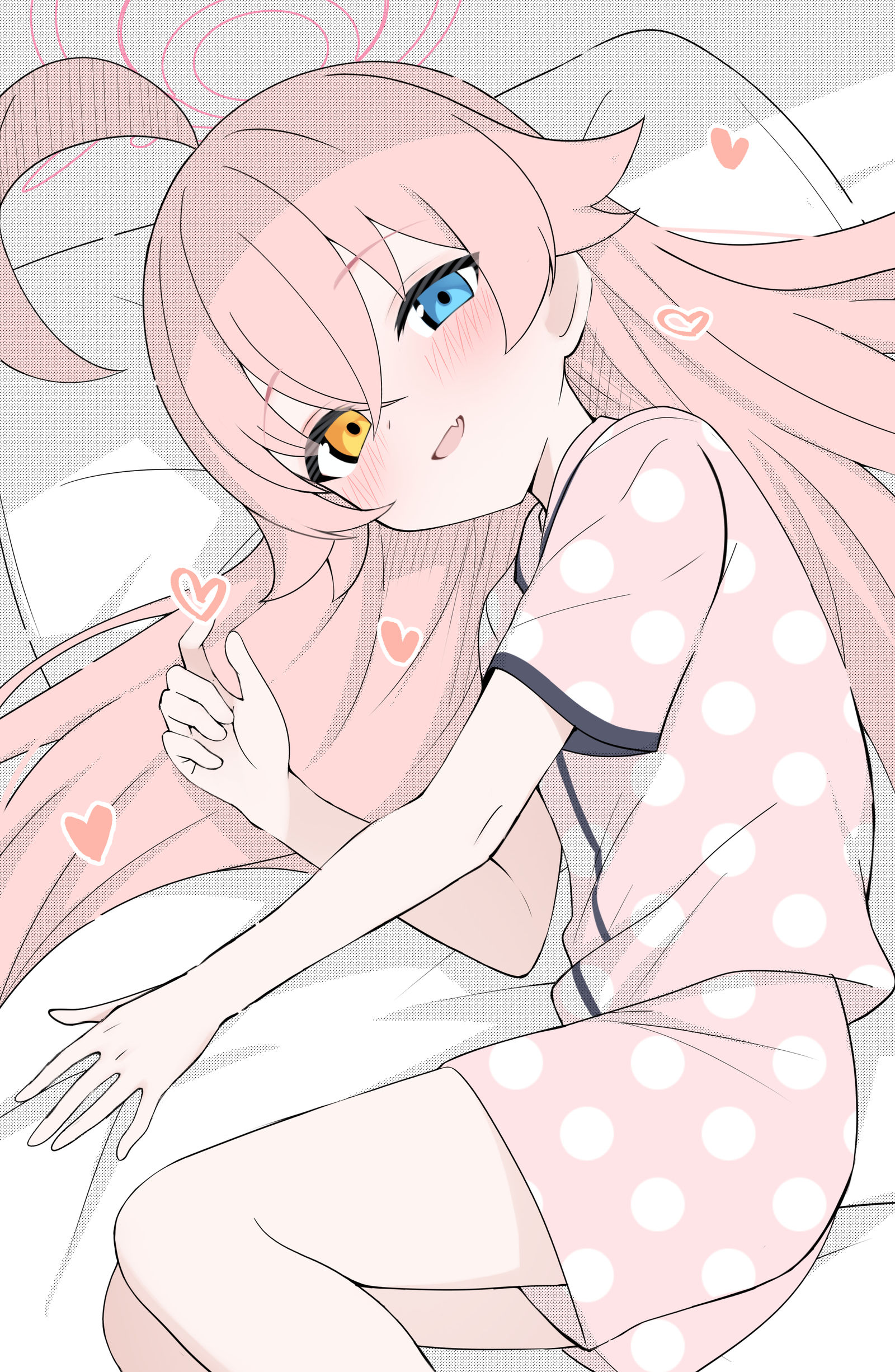 想和叔叔一起睡觉，真是太喜欢了~❤插画图片壁纸