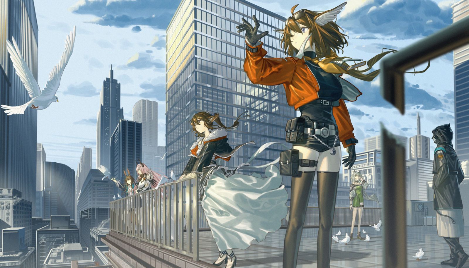 画莱娜和酸糖-明日方舟女孩子