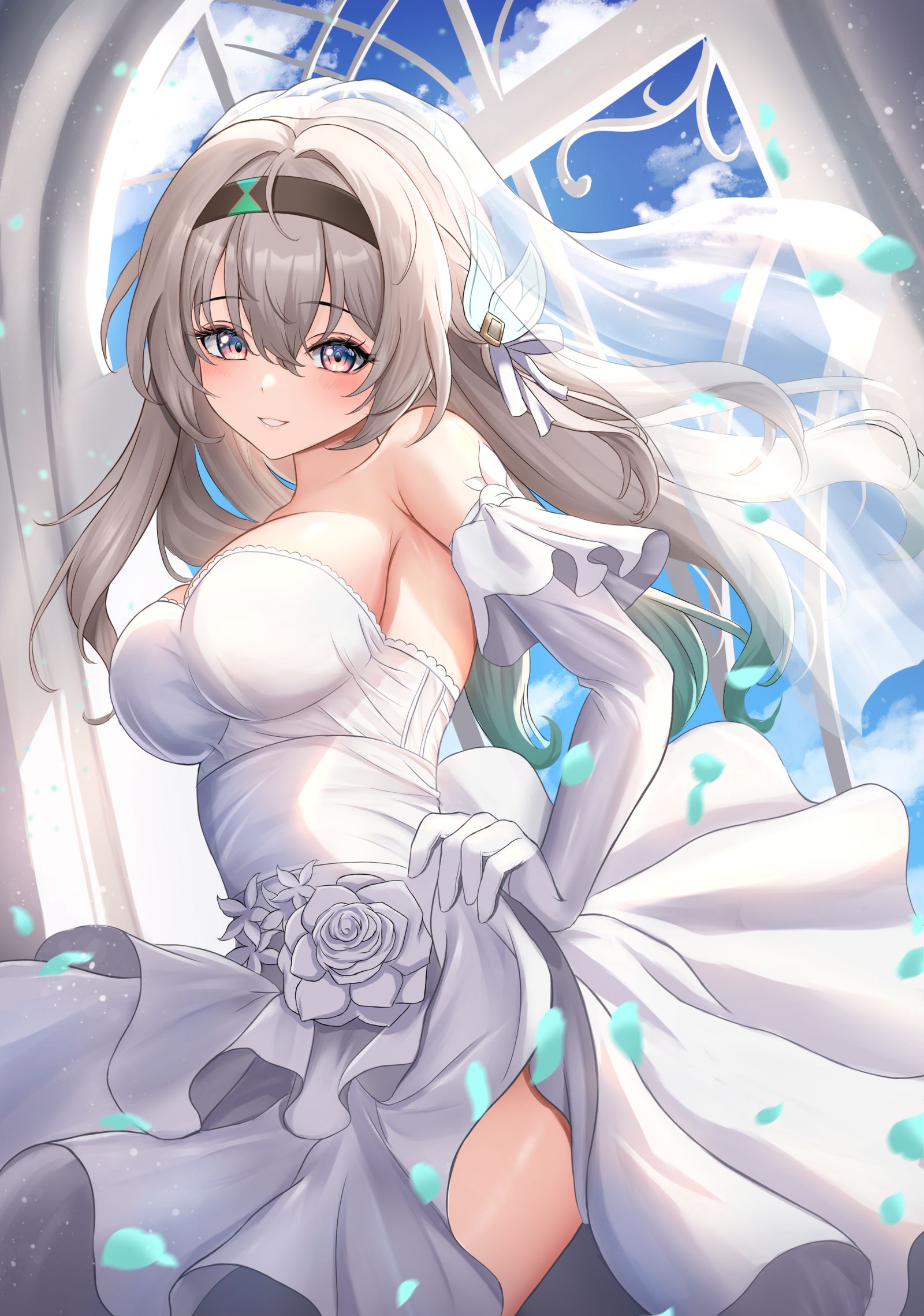 婚礼萤火虫插画图片壁纸