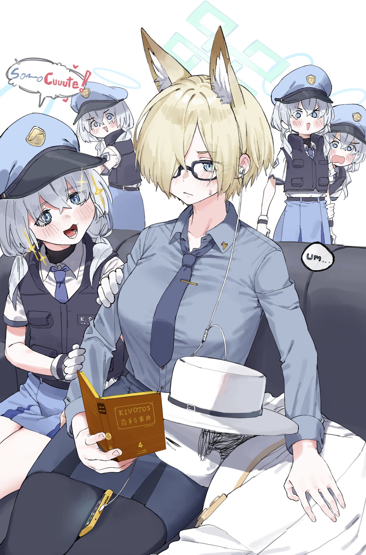 Normal day in K.S.P.D [1]插画图片壁纸