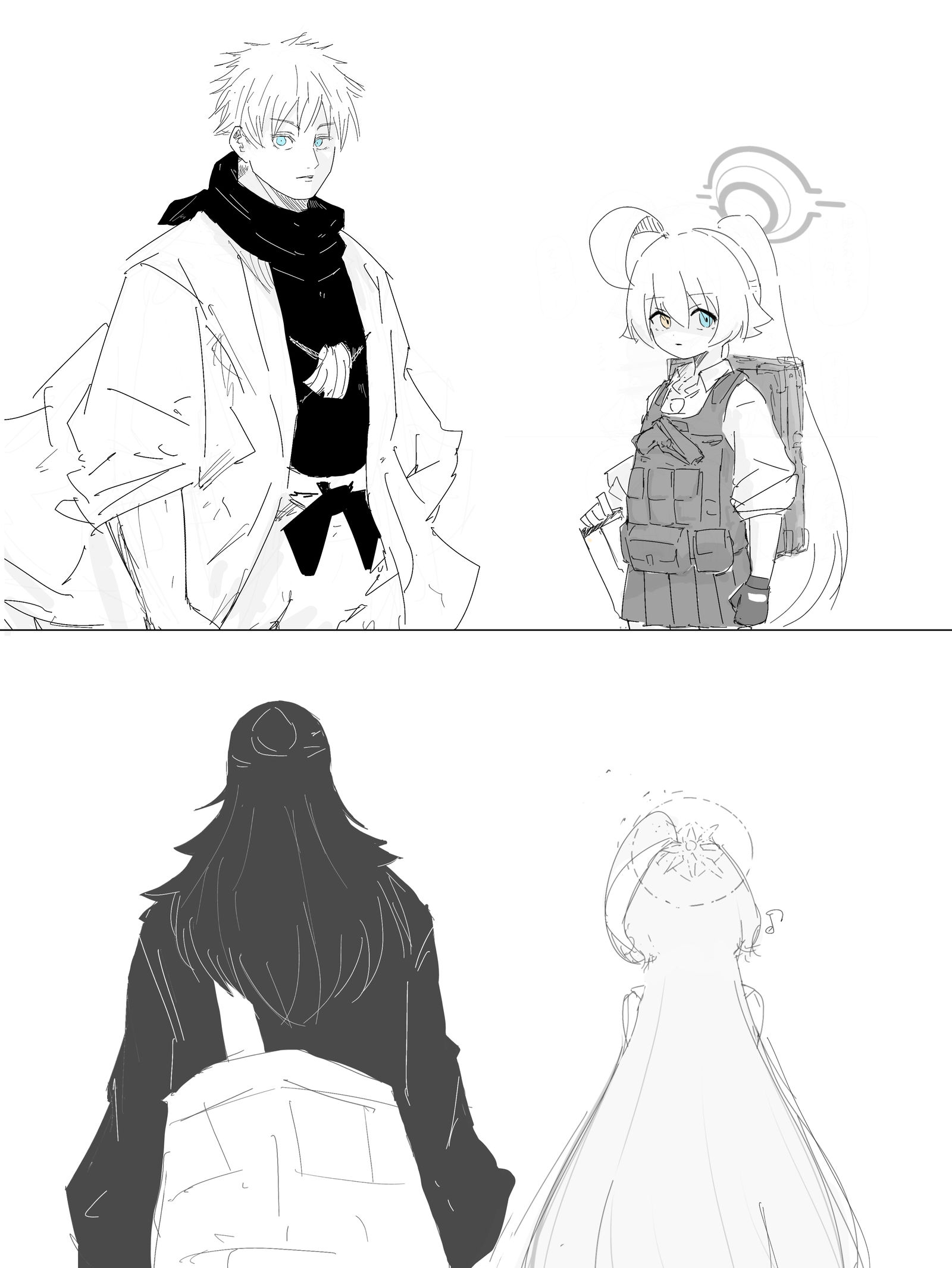 2人插画图片壁纸