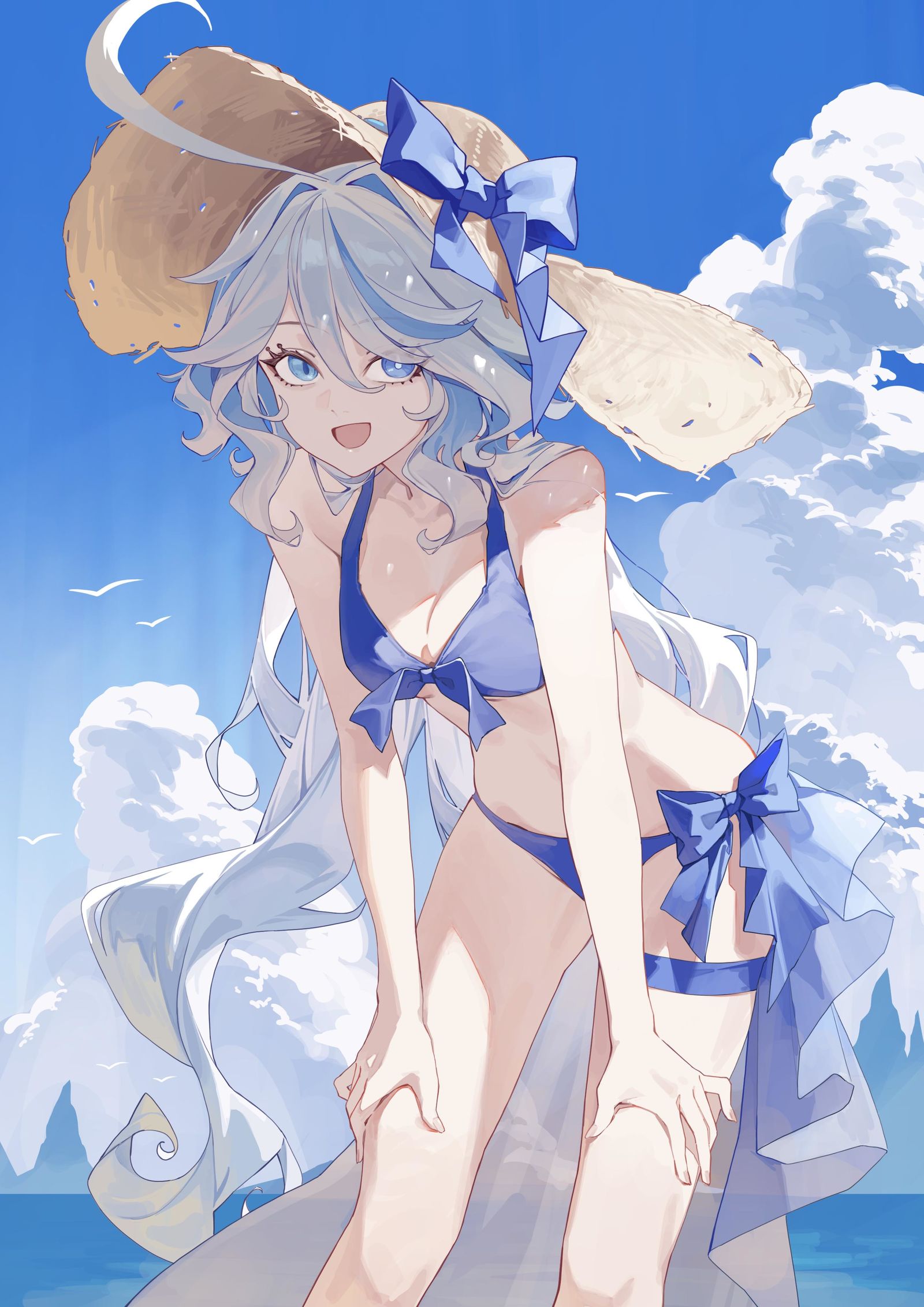 芙宁娜插画图片壁纸
