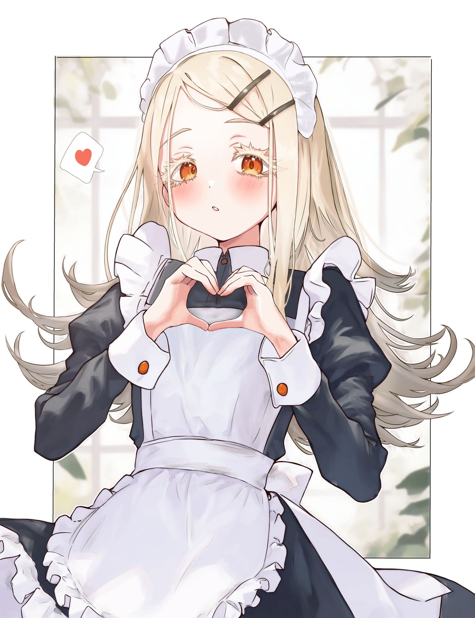 女仆装筱泽广插画图片壁纸
