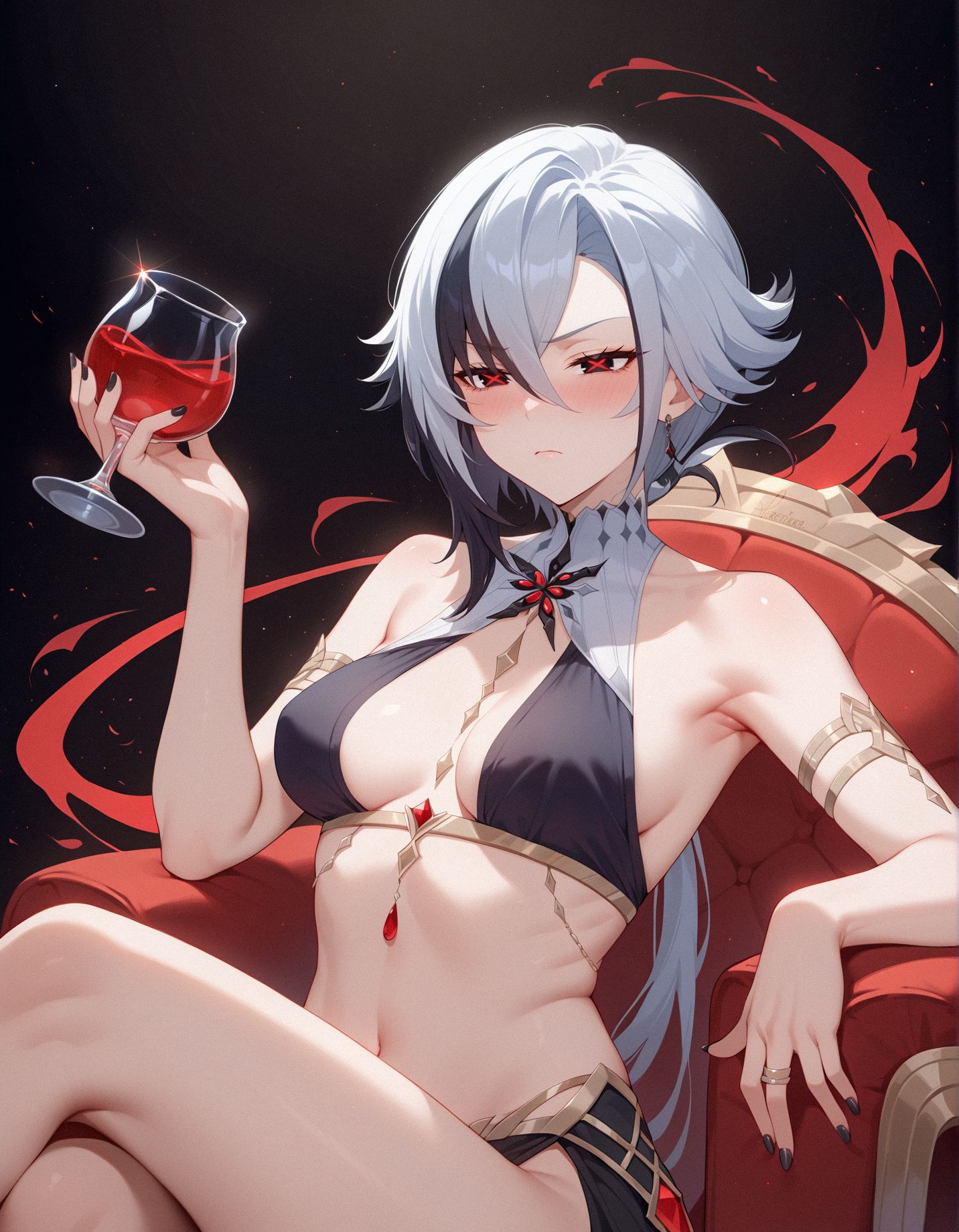 Arlecchino插画图片壁纸