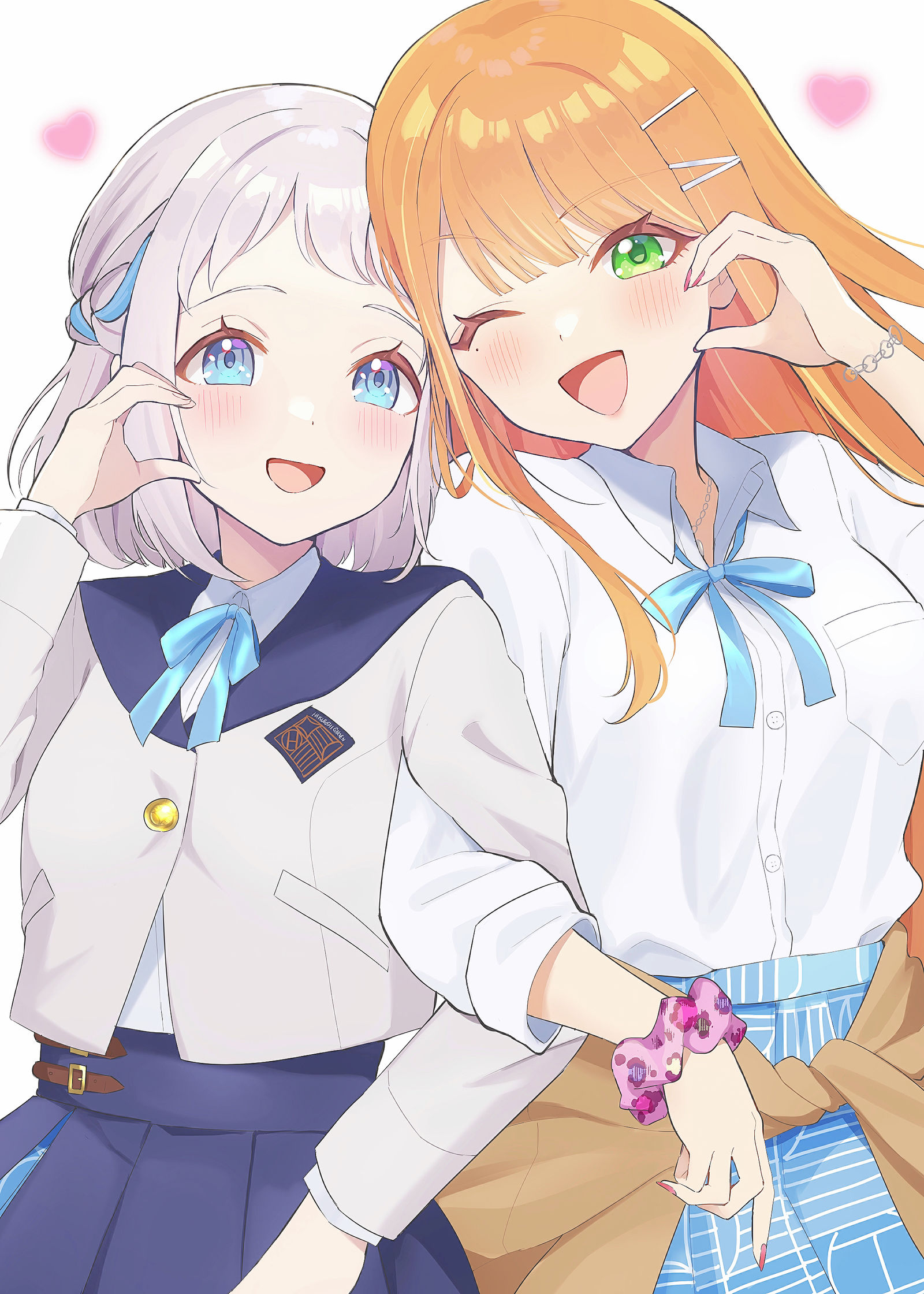 莉莉亚和清夏插画图片壁纸