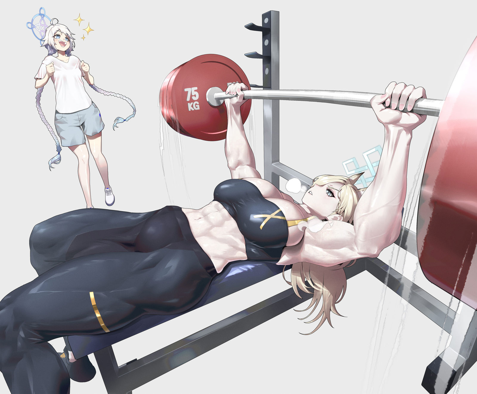 Benchpress-尾刃神奈中務キリノ
