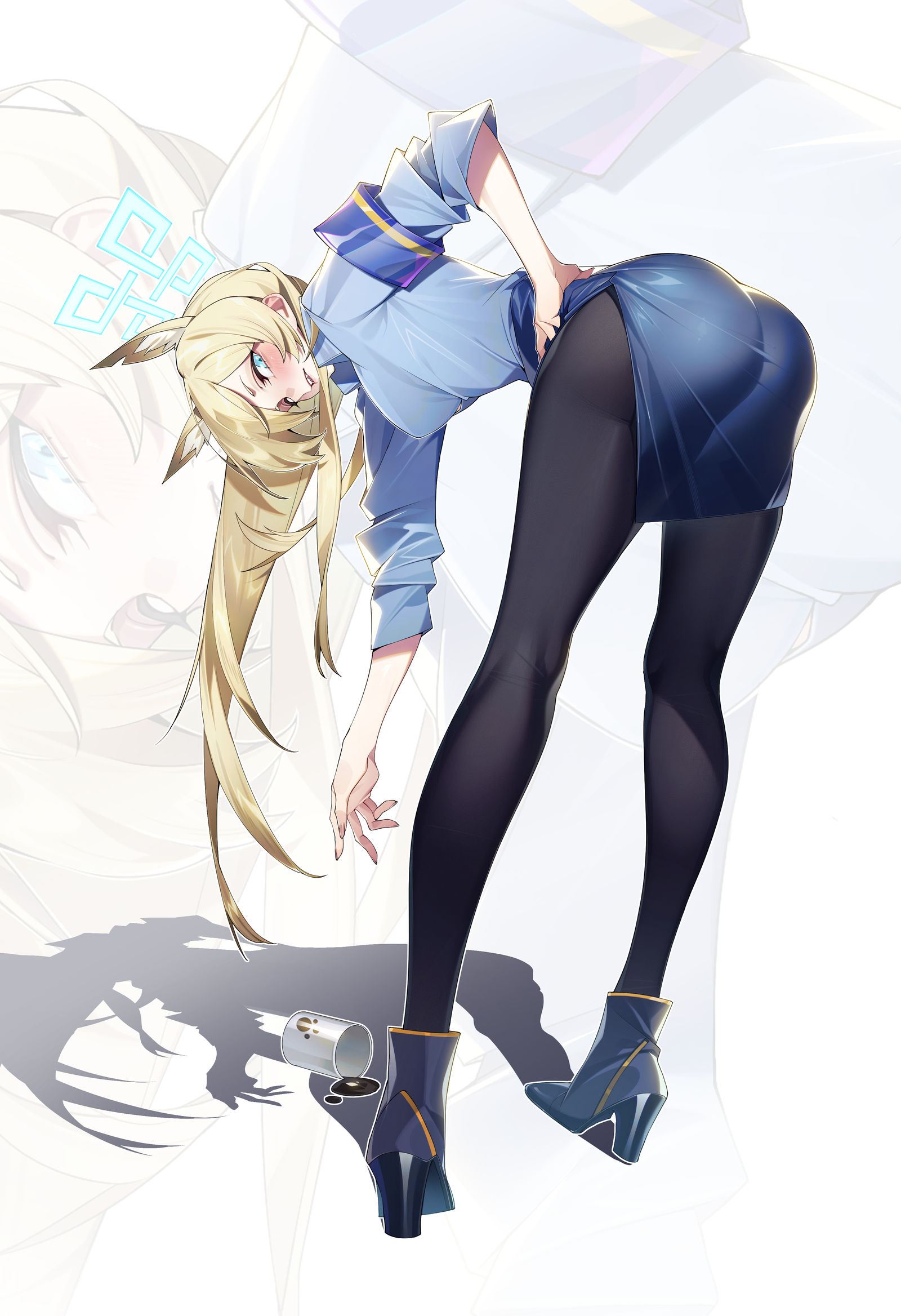 是警察局长。插画图片壁纸
