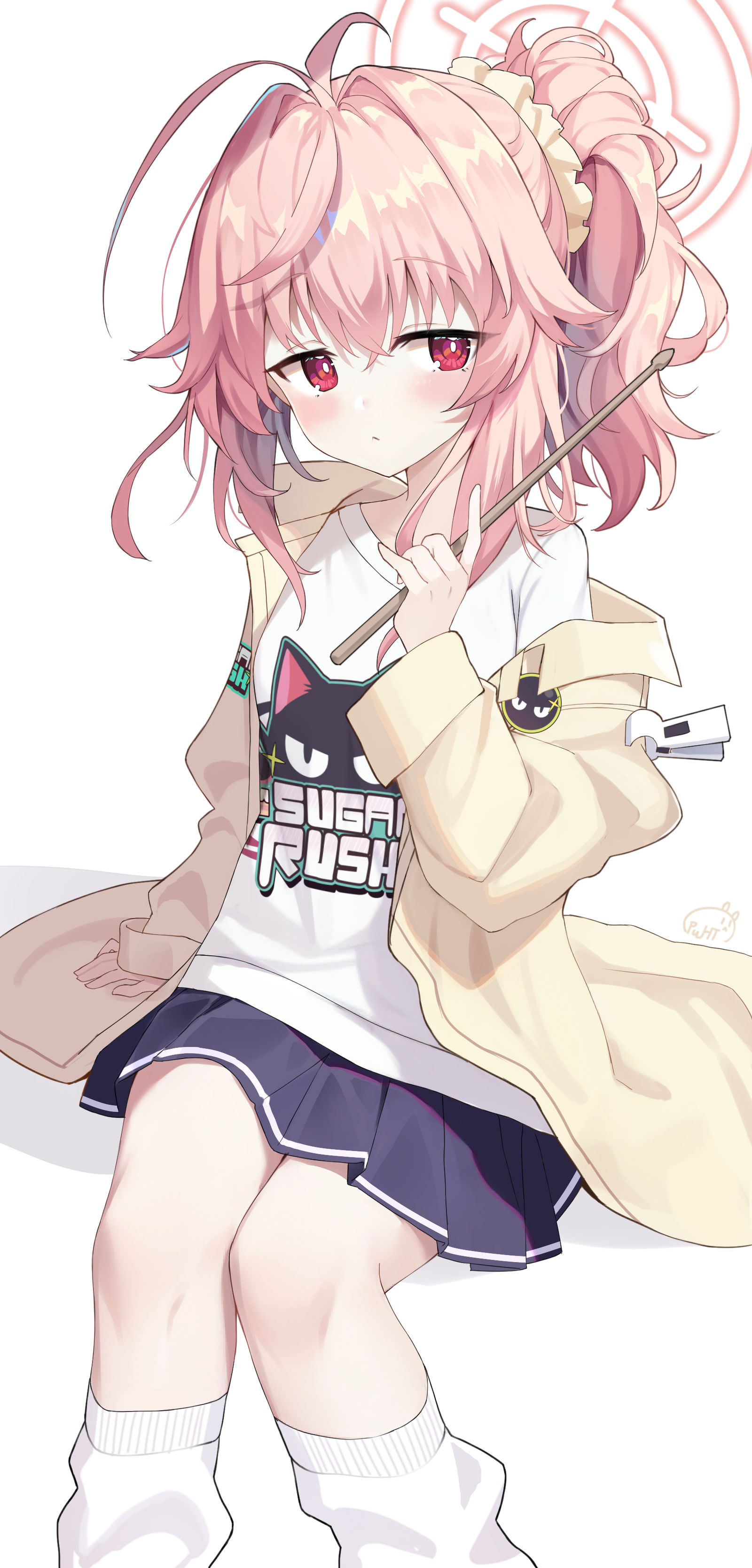 柚鸟枣插画图片壁纸