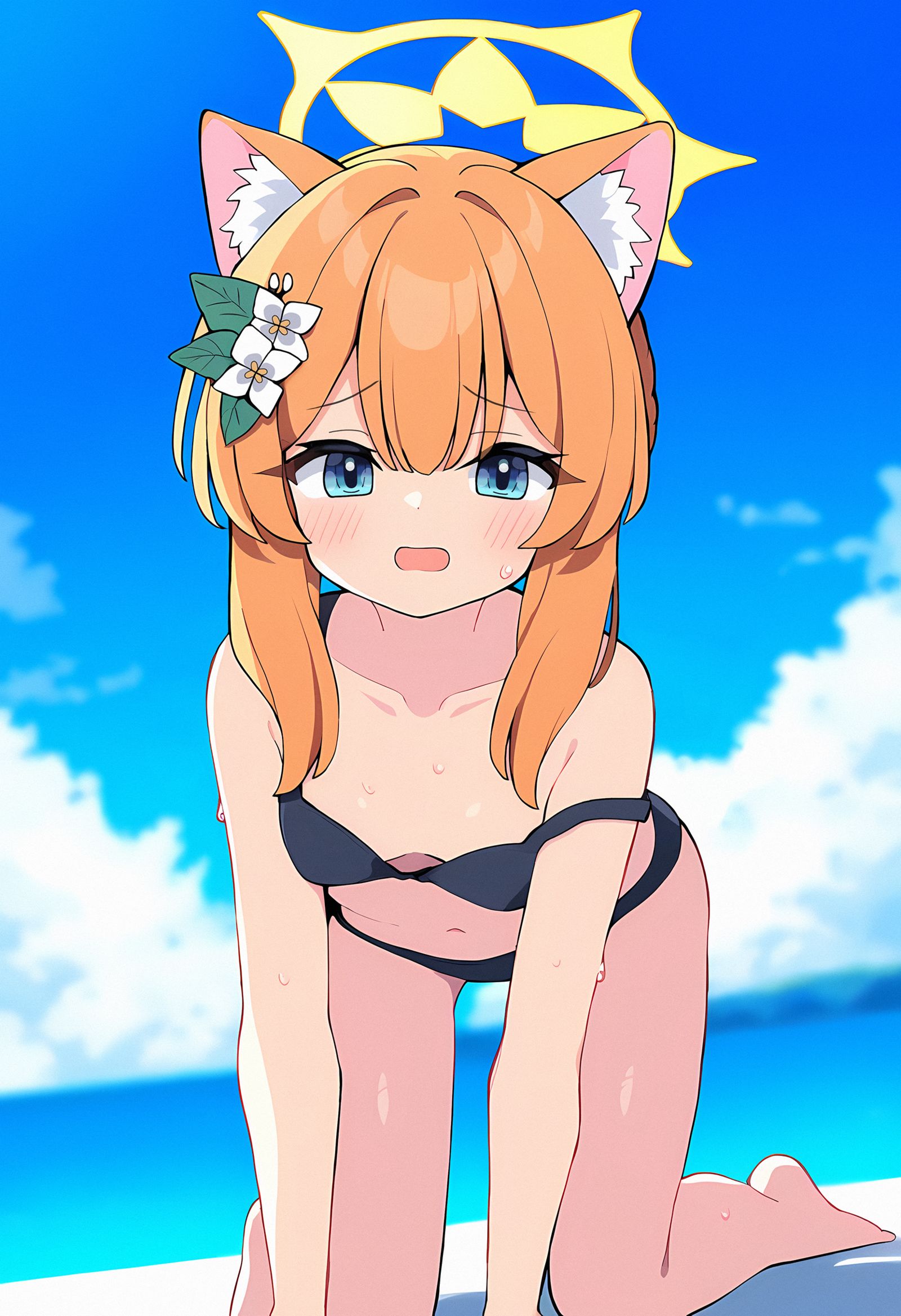 玛丽插画图片壁纸