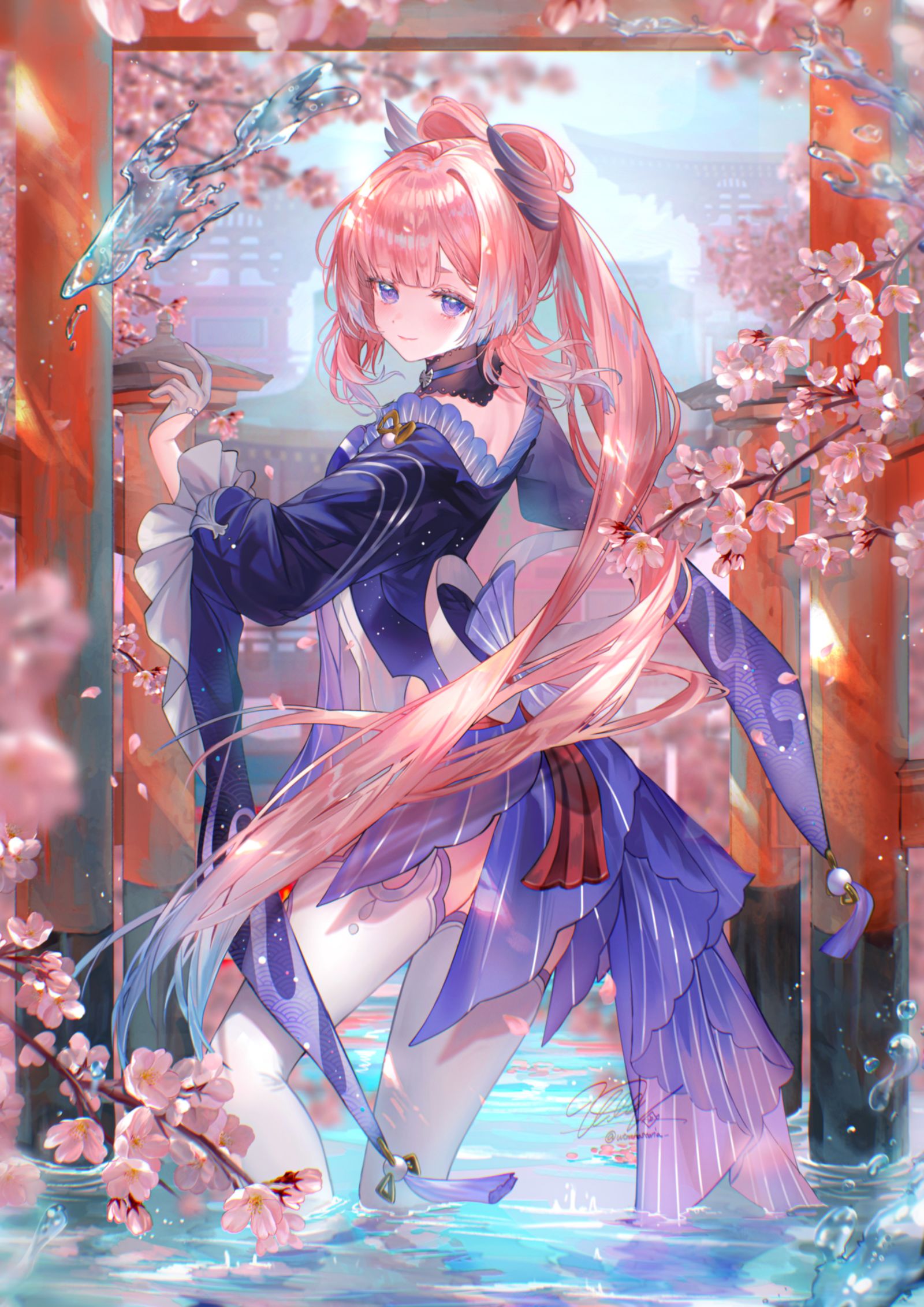-花紅柳緑-插画图片壁纸