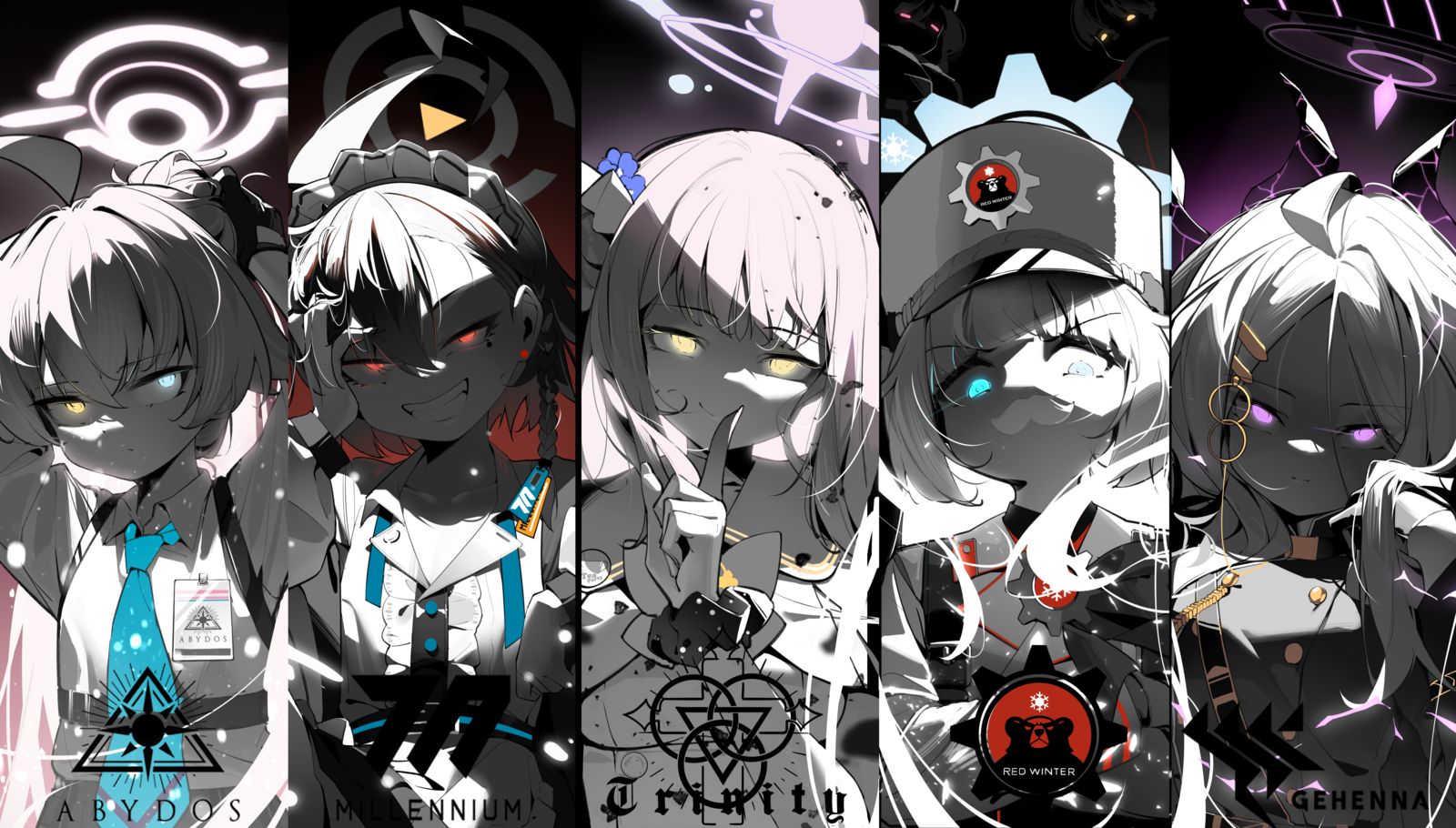 基沃托斯的狠角色们插画图片壁纸