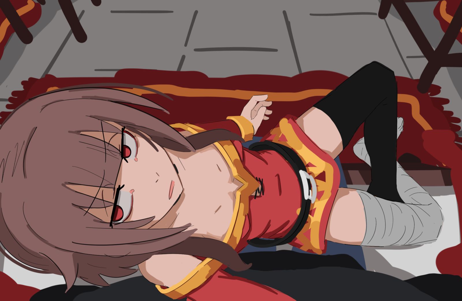 megu sitting on lap 2