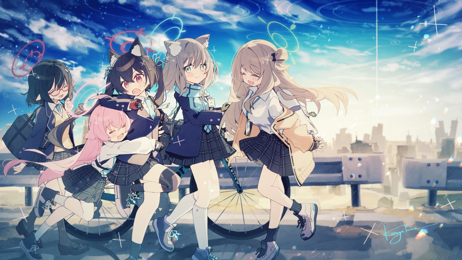 Shooting Stars插画图片壁纸