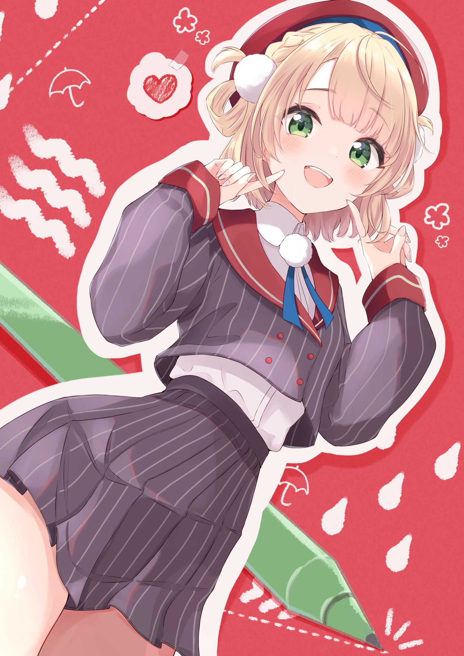 look at me插画图片壁纸