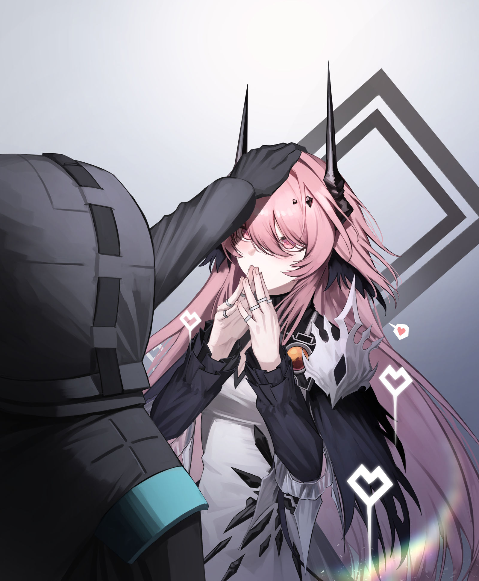 Petting Theresa