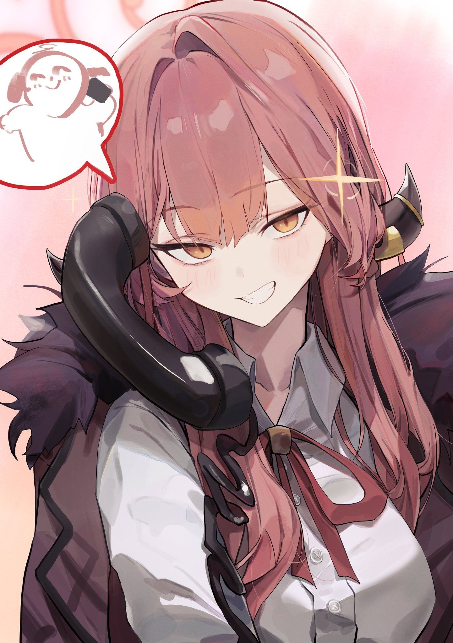 陆八魔阿尔❤️插画图片壁纸