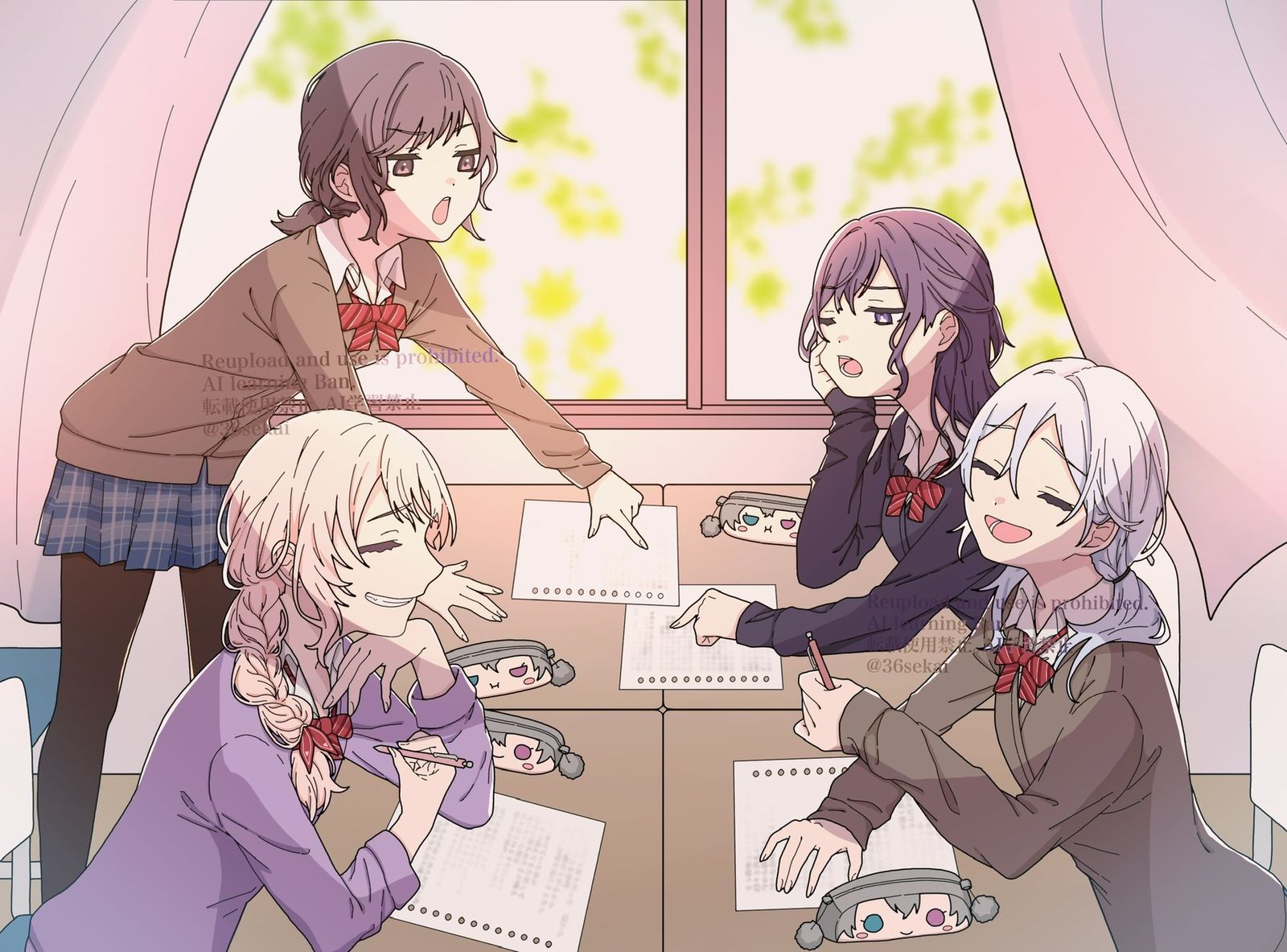 神高if③插画图片壁纸