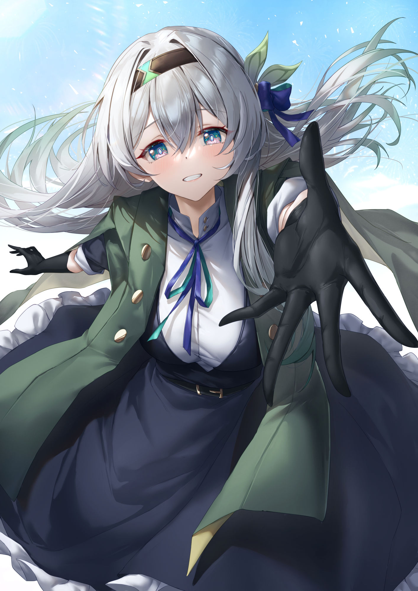 “~大衣萤火虫~”插画图片壁纸