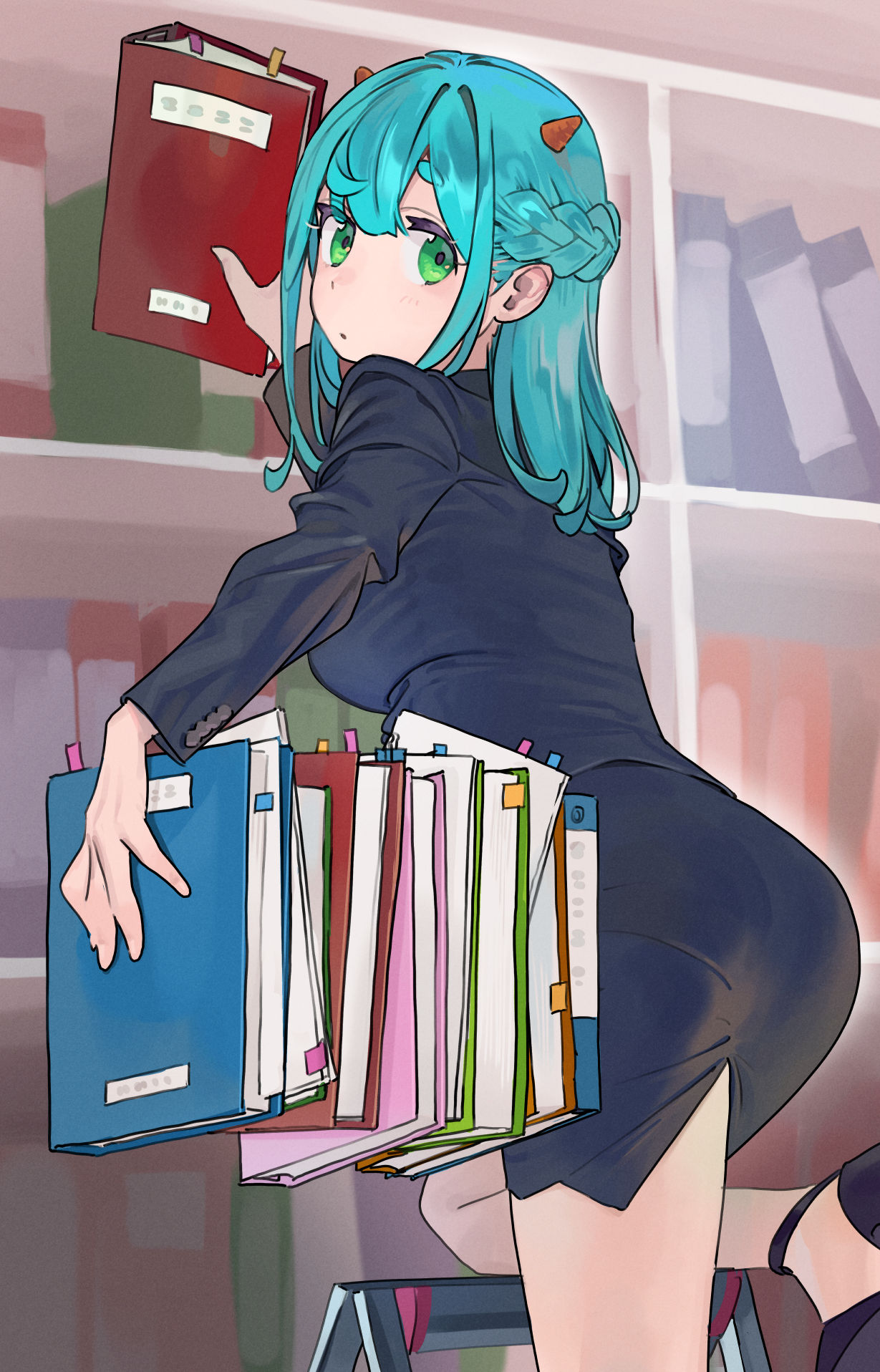「娜…娜希亚小姐，不重吗？」插画图片壁纸