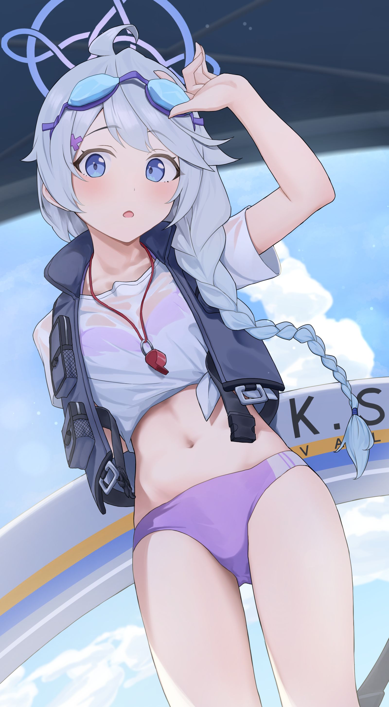 泳装基里诺插画图片壁纸