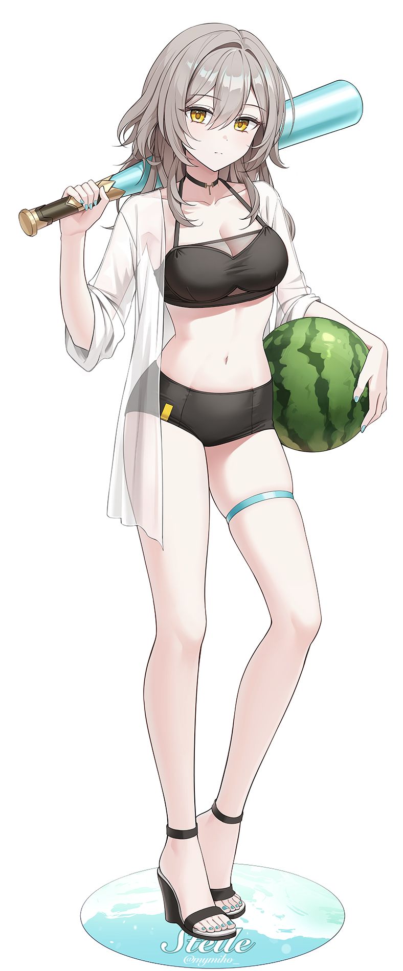 水着 星插画图片壁纸