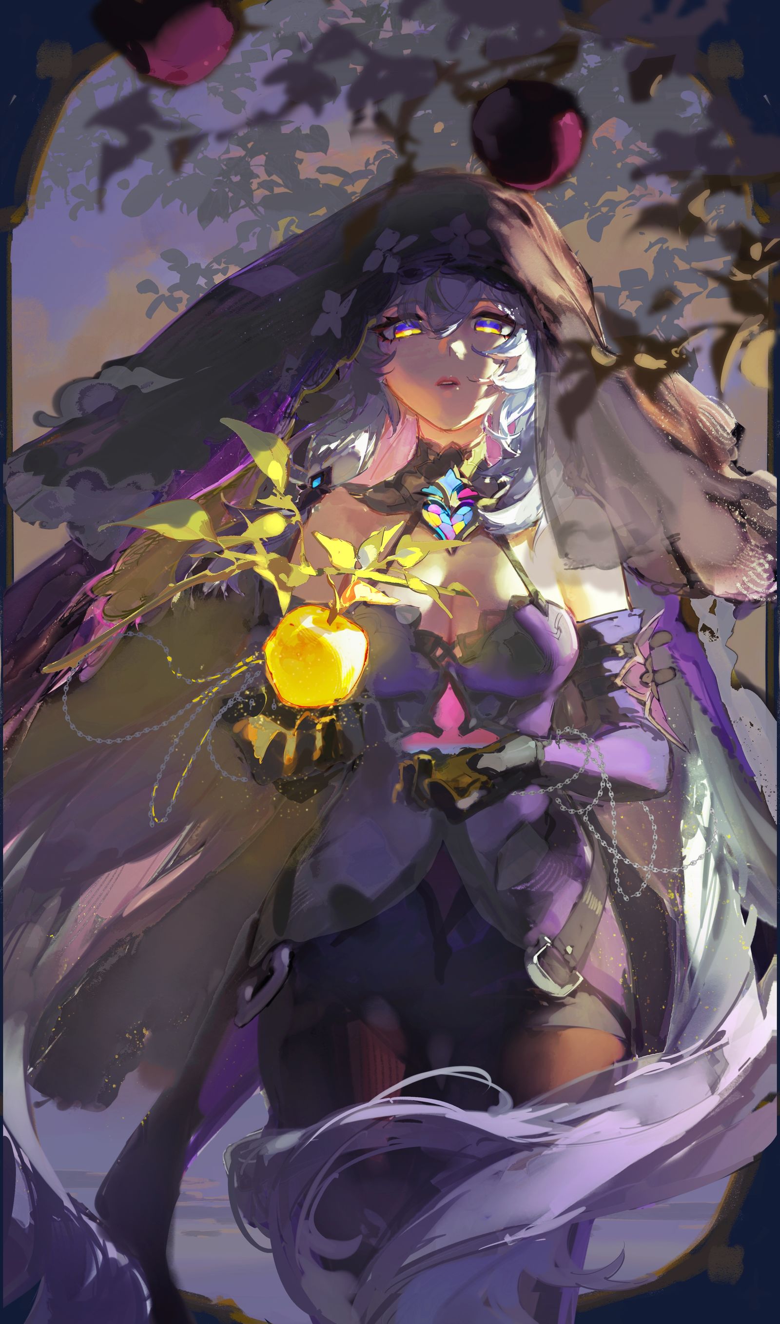 金苹果插画图片壁纸
