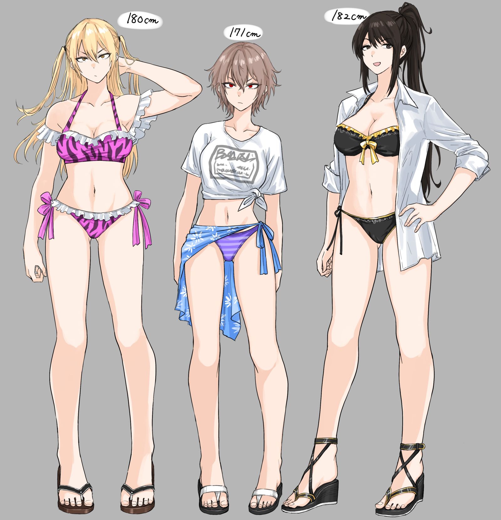 敌排球女子泳衣插画图片壁纸