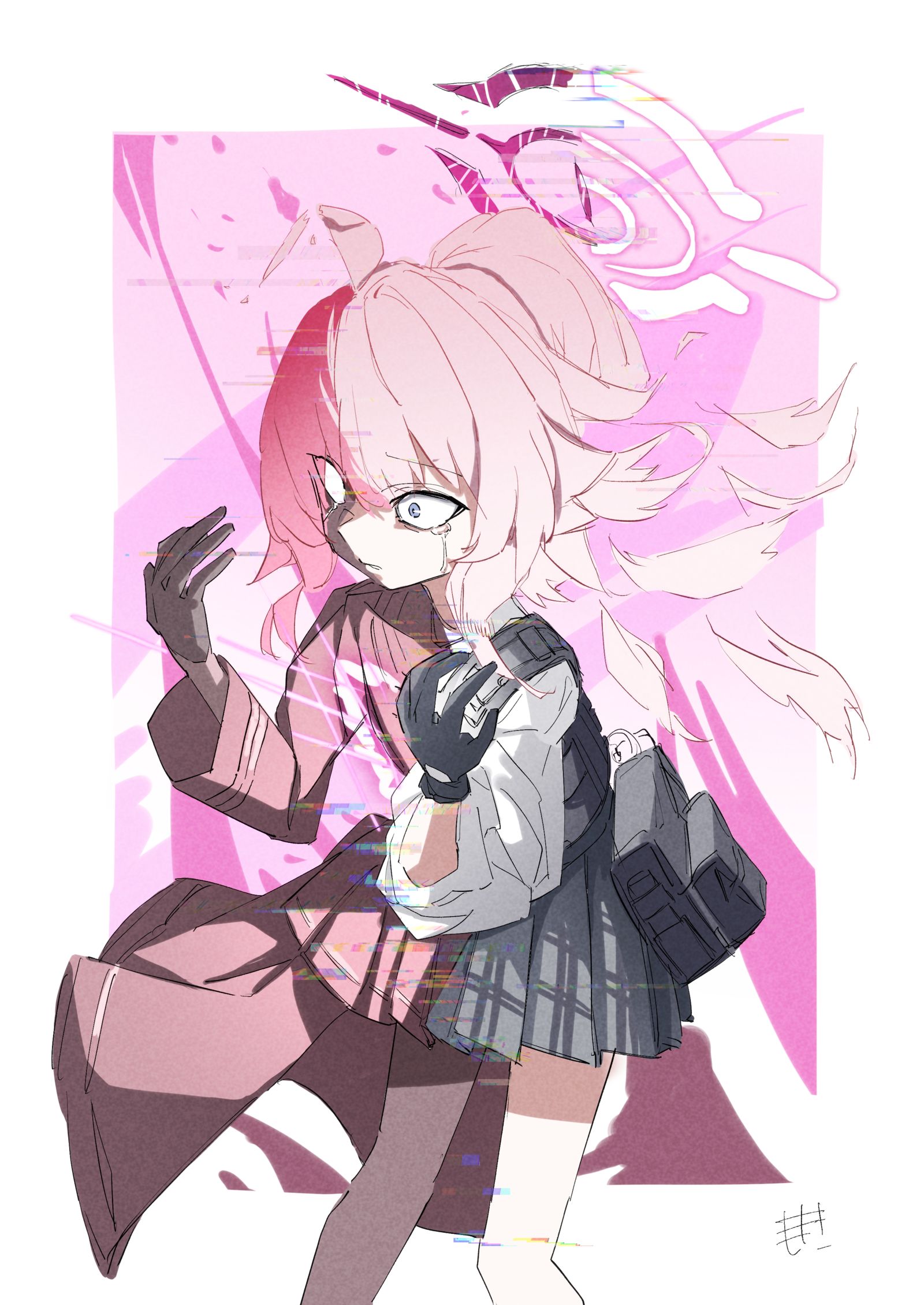 “…是我的错。”插画图片壁纸