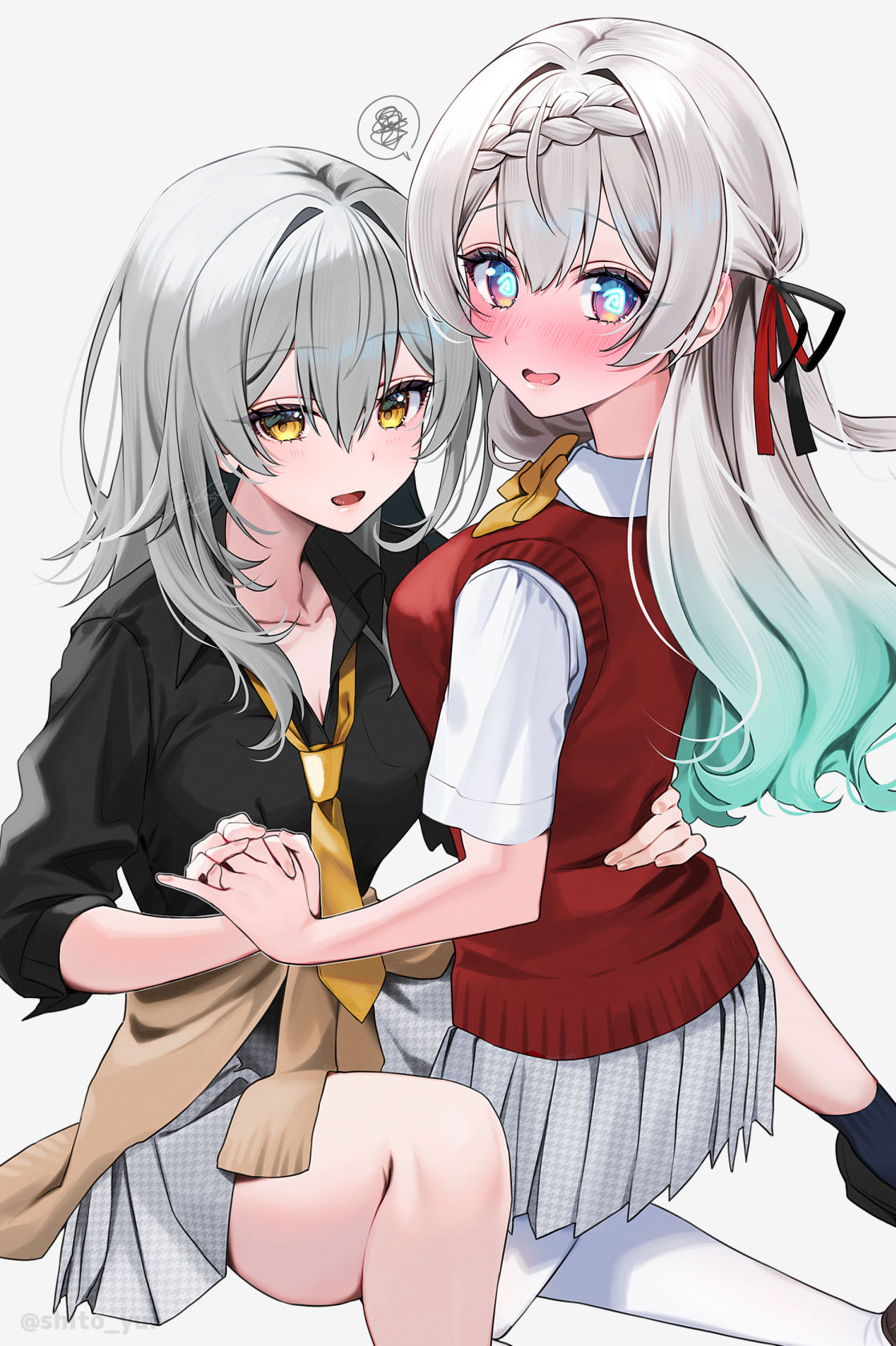 制服星霍塔③插画图片壁纸