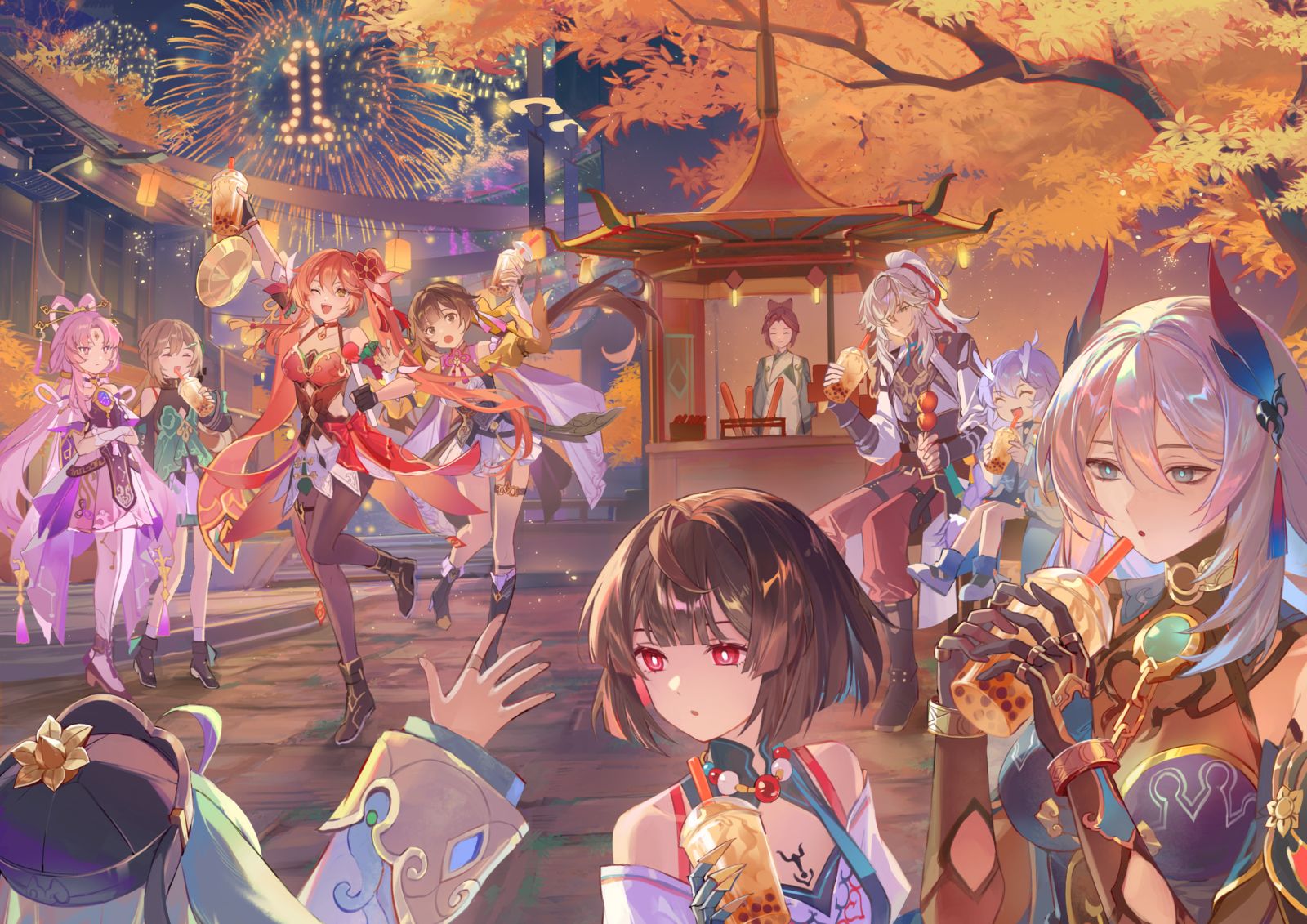 HonkaiStarRail 1st Anniversary插画图片壁纸