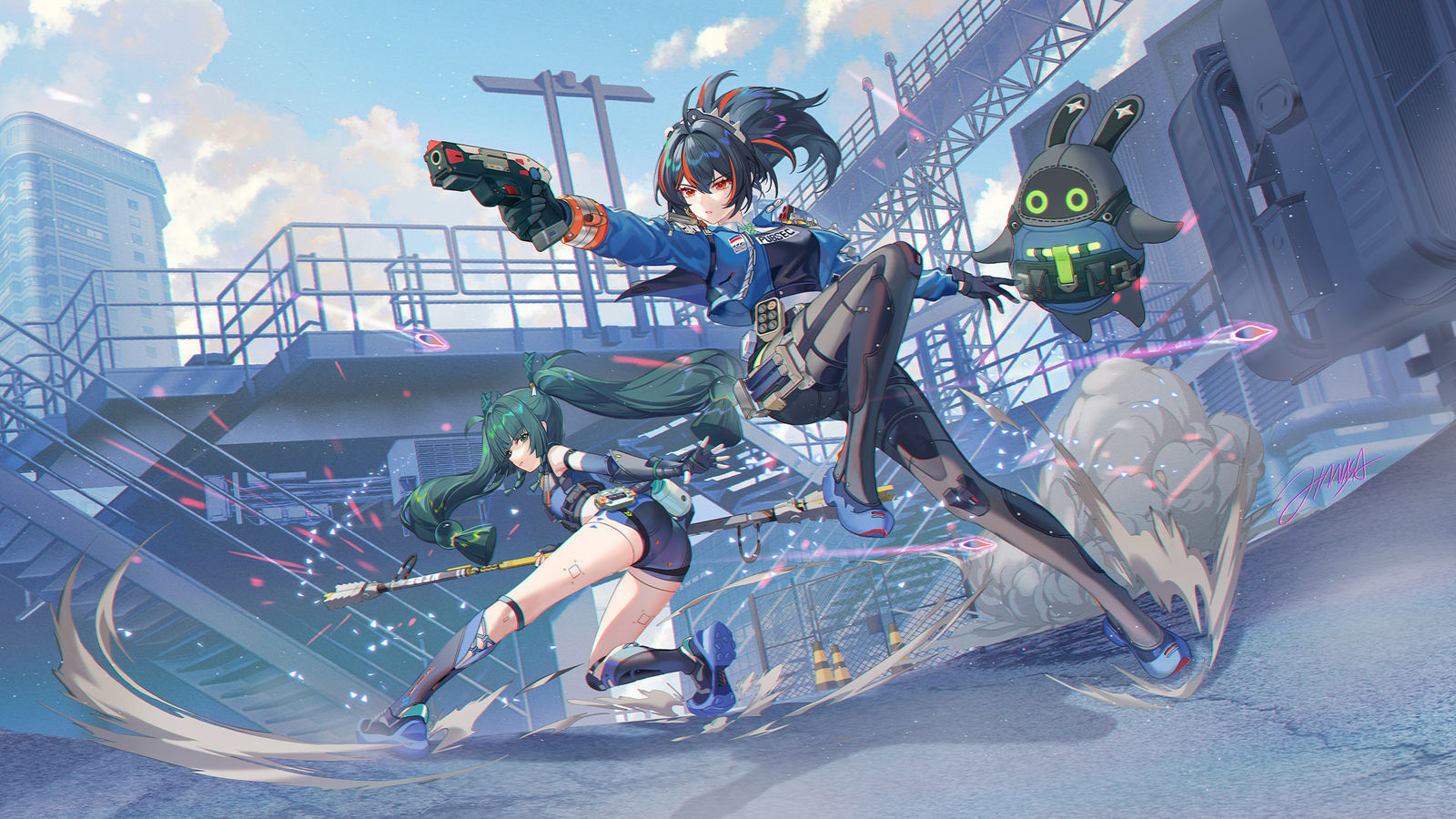 Action!插画图片壁纸