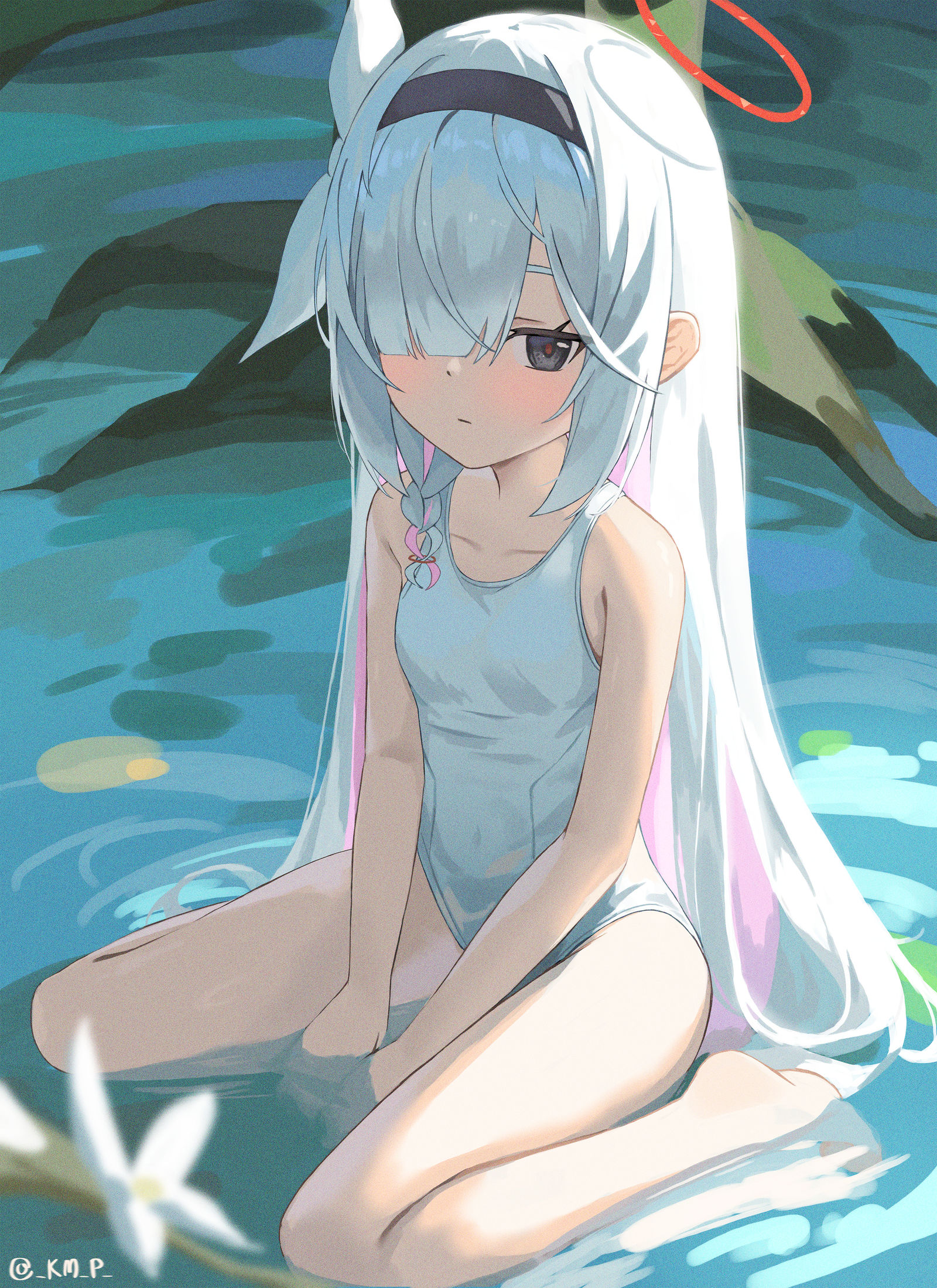 白水着