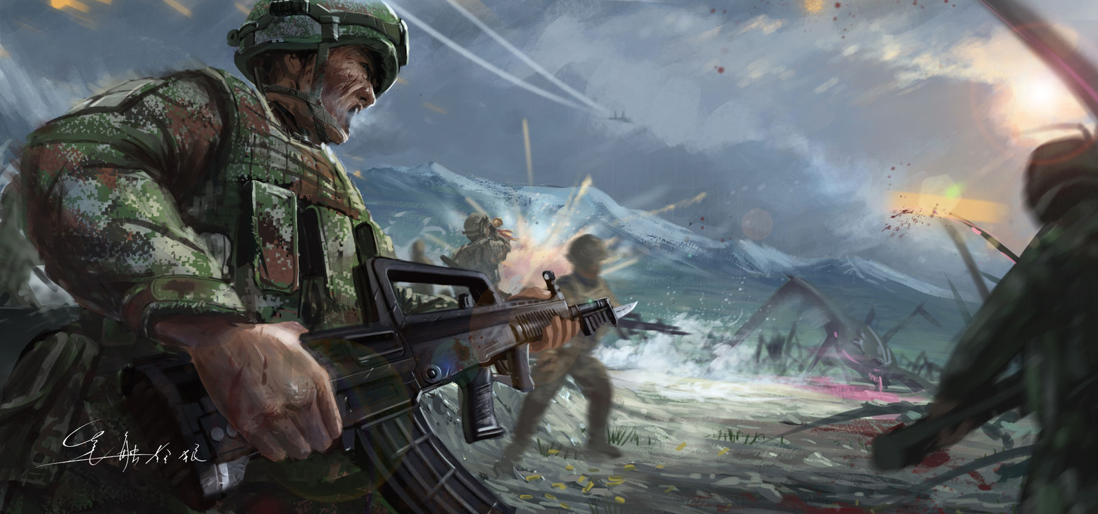 且问将士亮剑否？