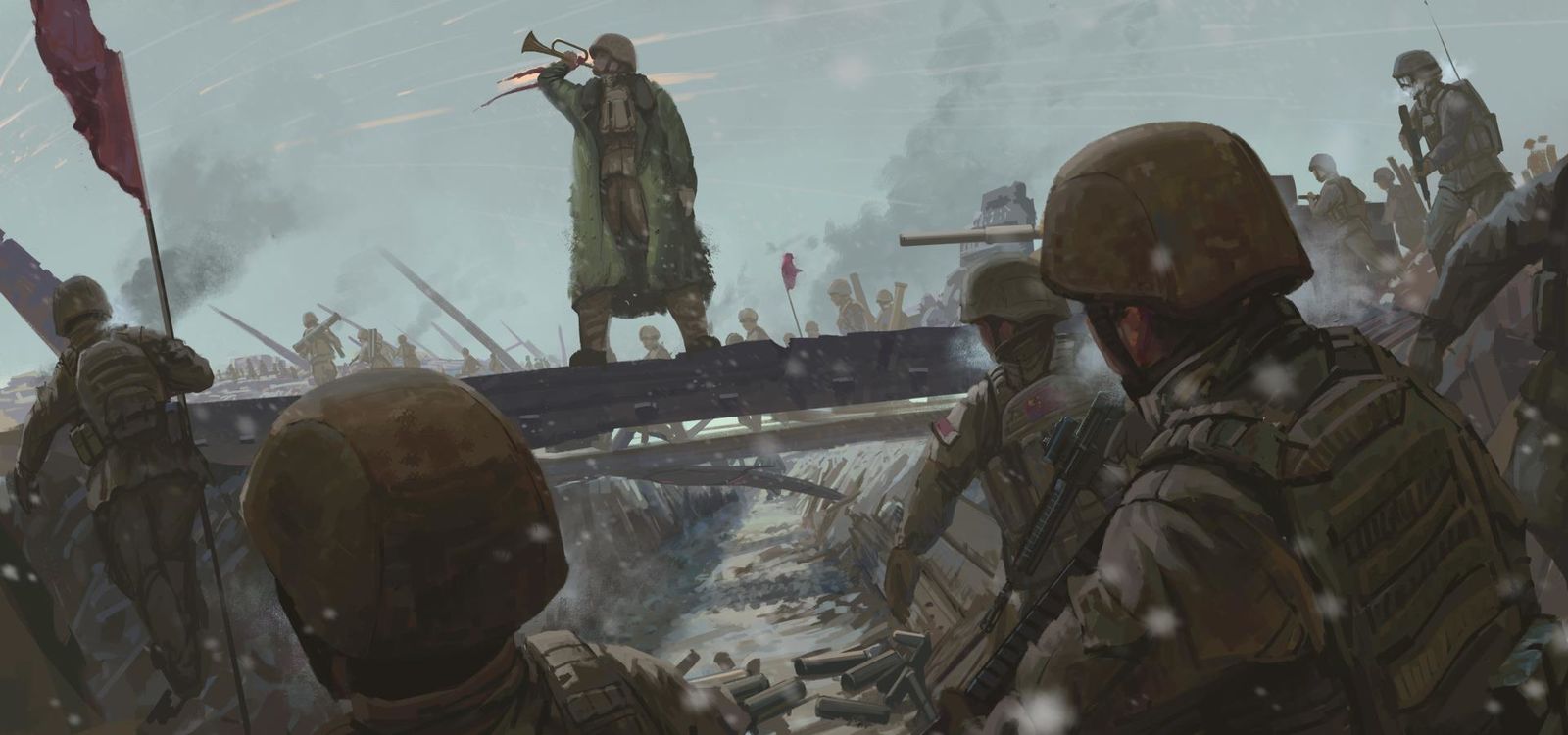 吹冲锋号啦！-中国人民解放军解放军