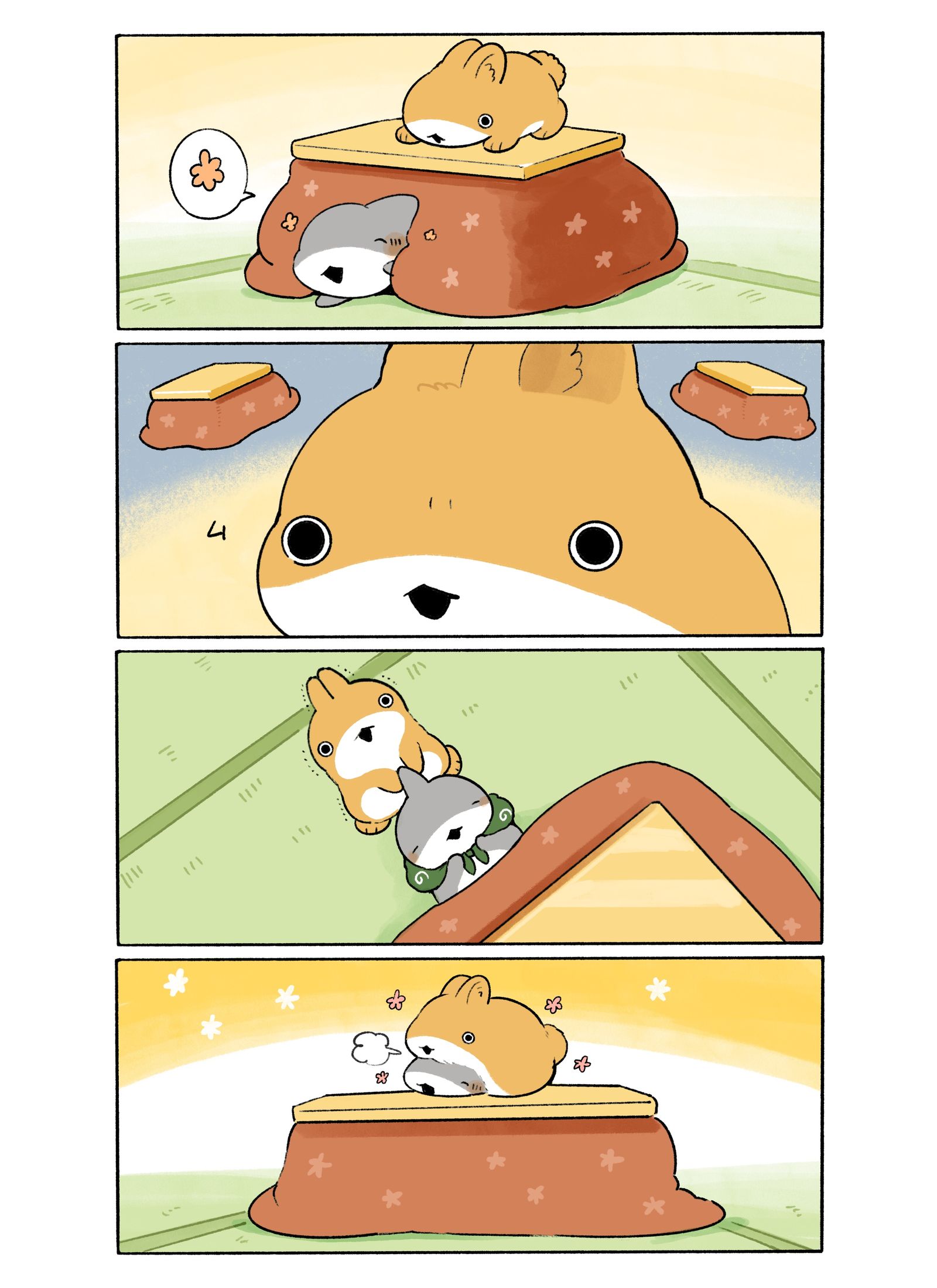 小兔吃醋了插画图片壁纸