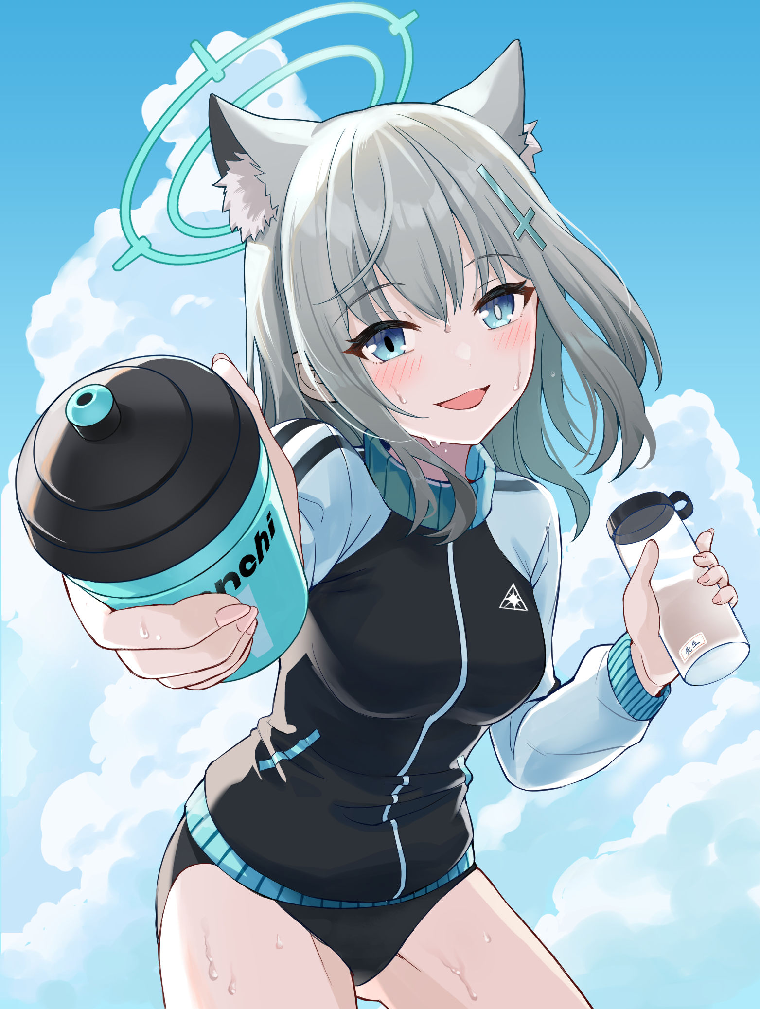 老师喝的水在这里插画图片壁纸