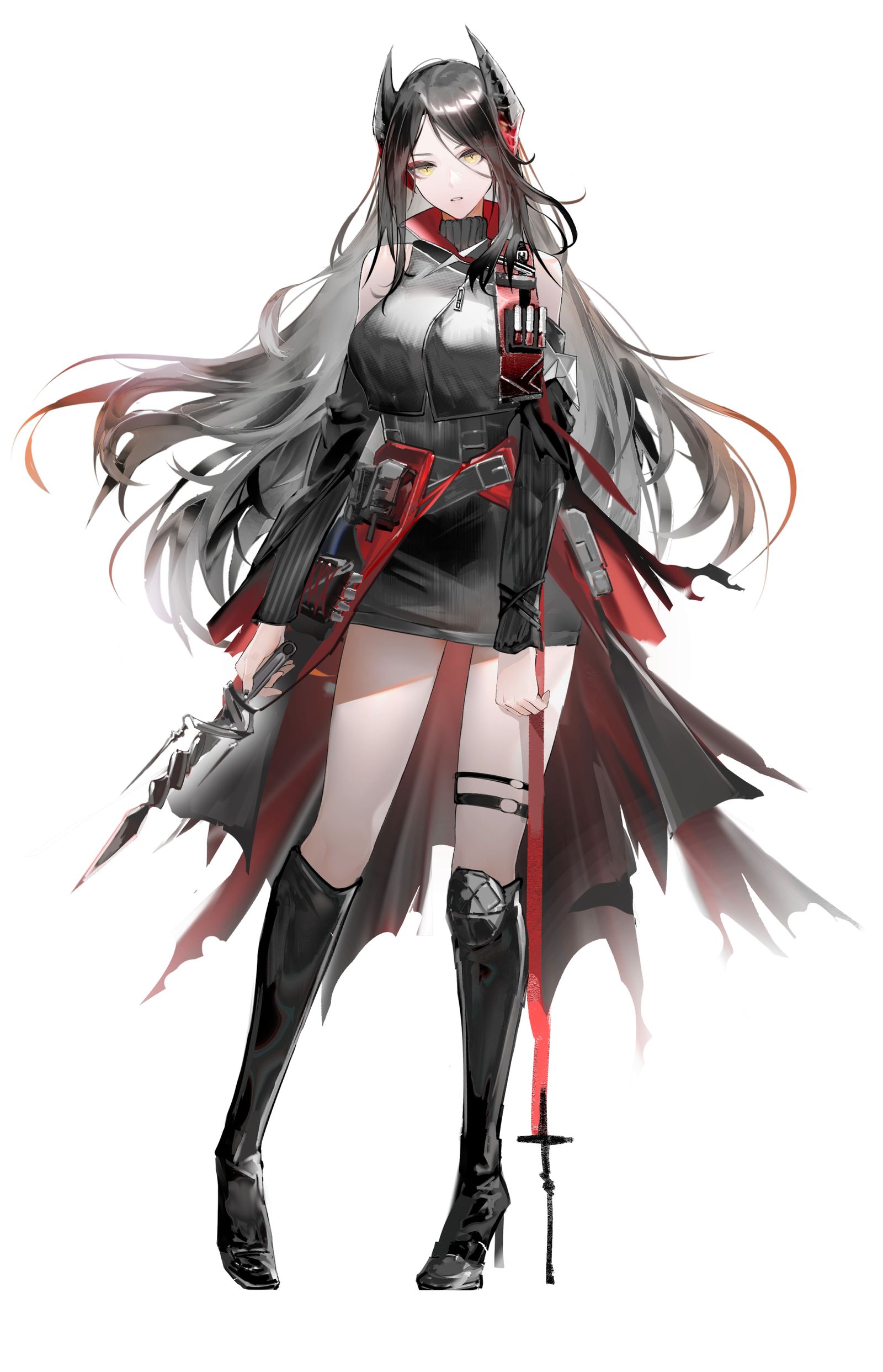 大白腿插画图片壁纸