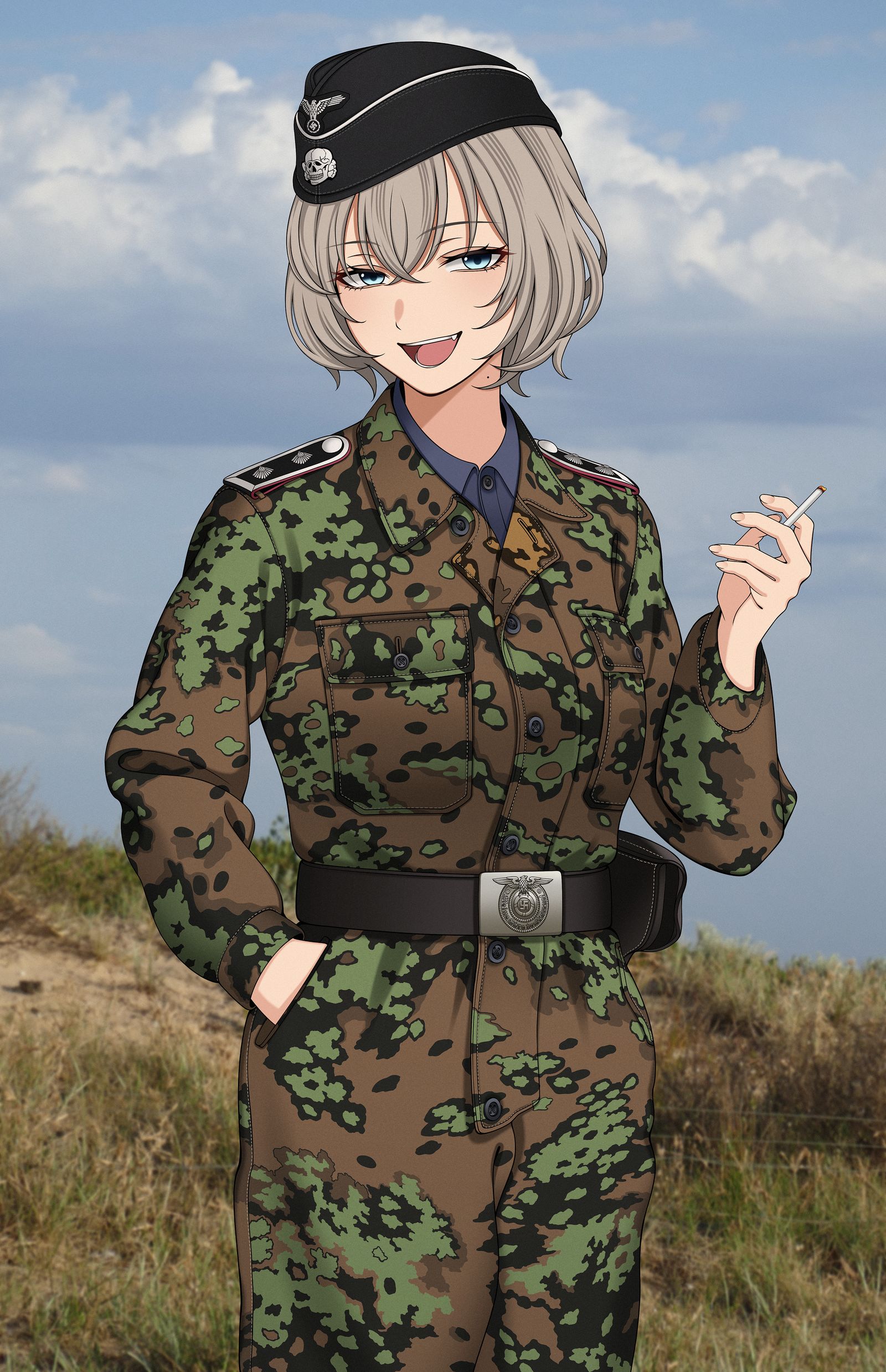 Waffen Hauptscharführer插画图片壁纸