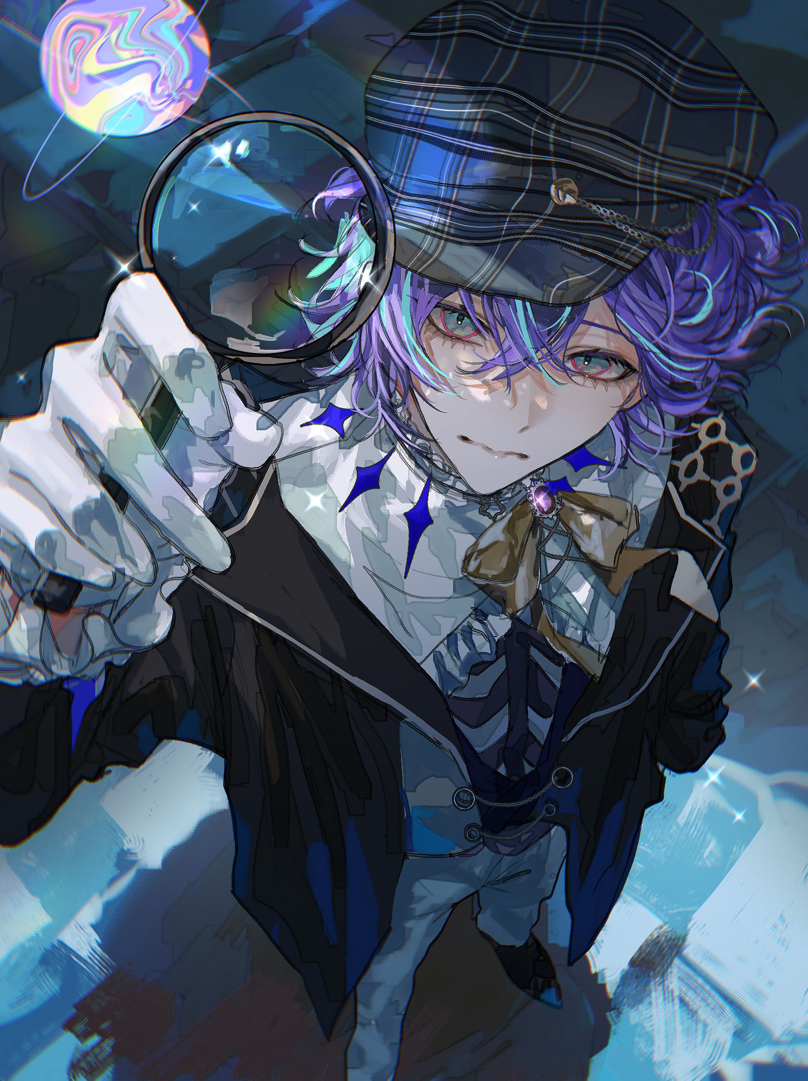 鑑定士插画图片壁纸