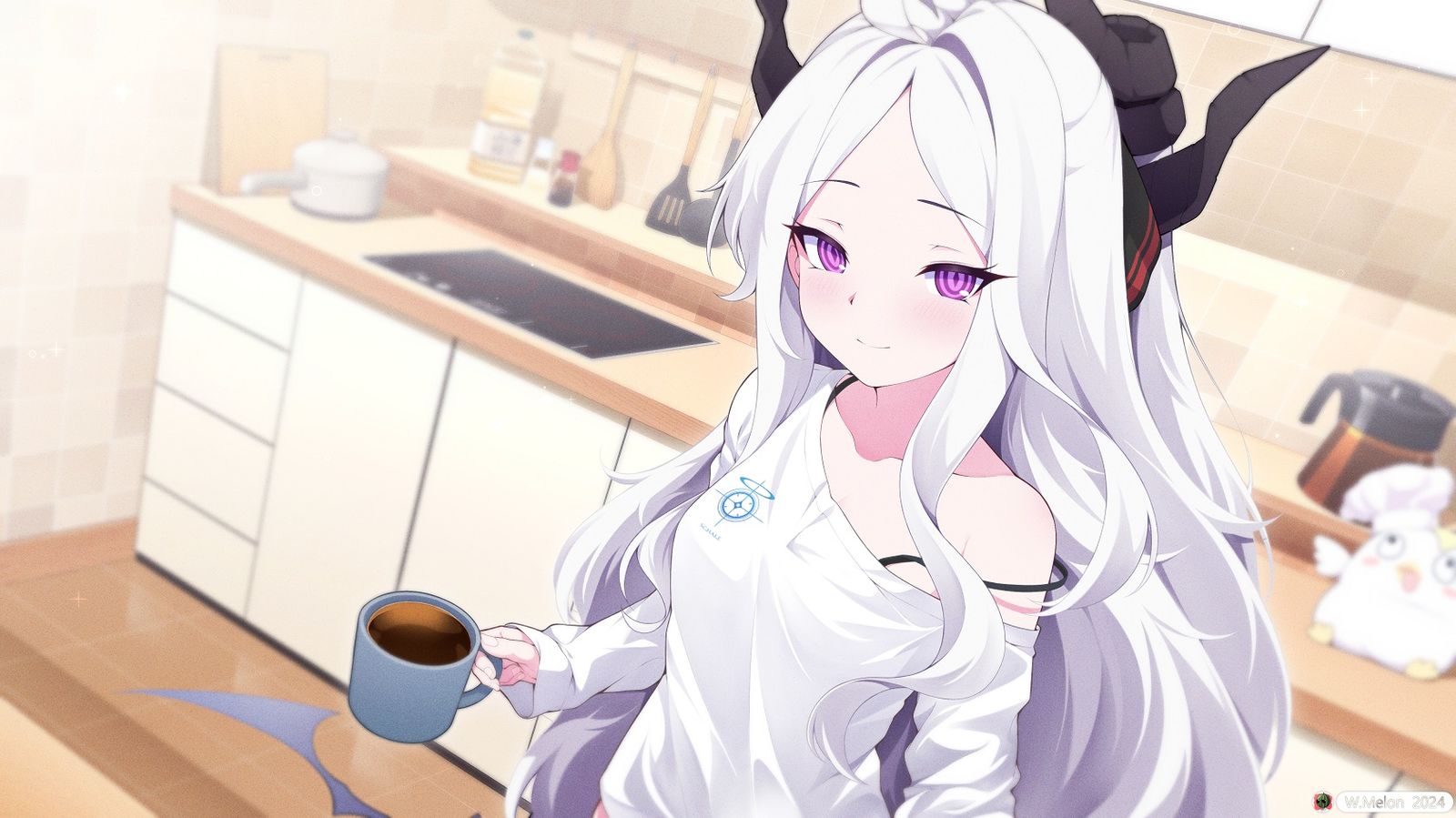 Morning Hina~插画图片壁纸