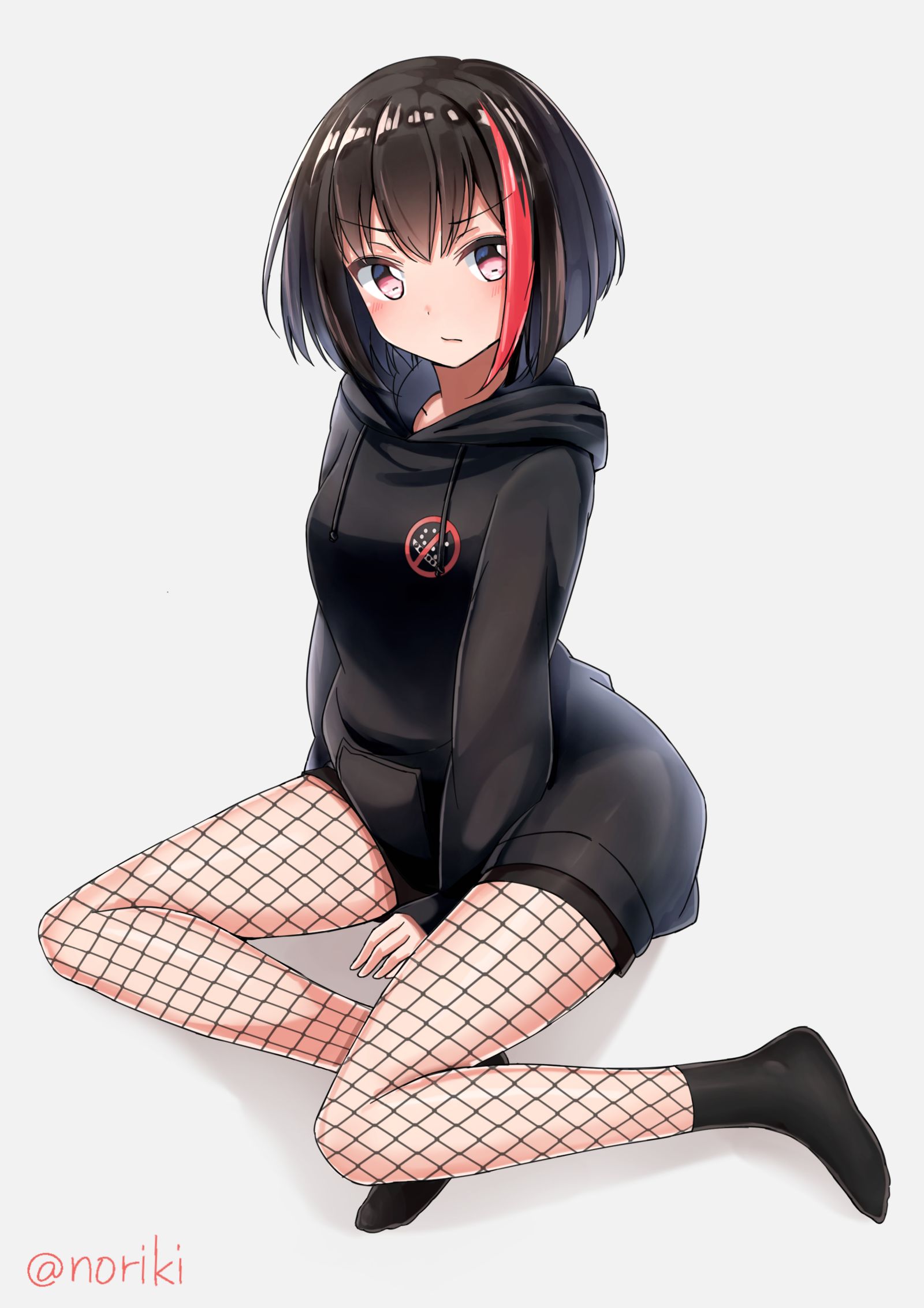 网袜美竹兰插画图片壁纸