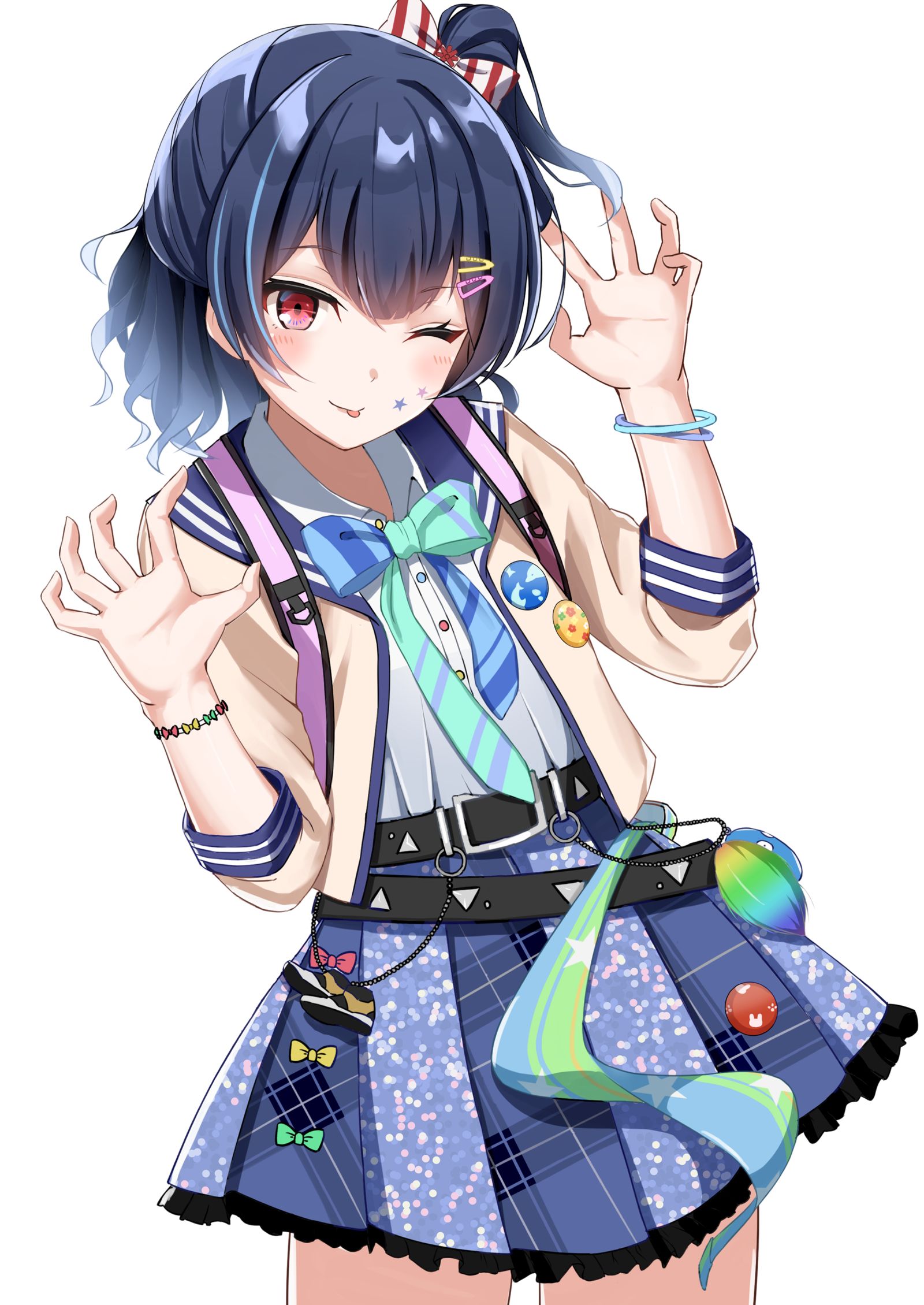 辣妹凛世插画图片壁纸