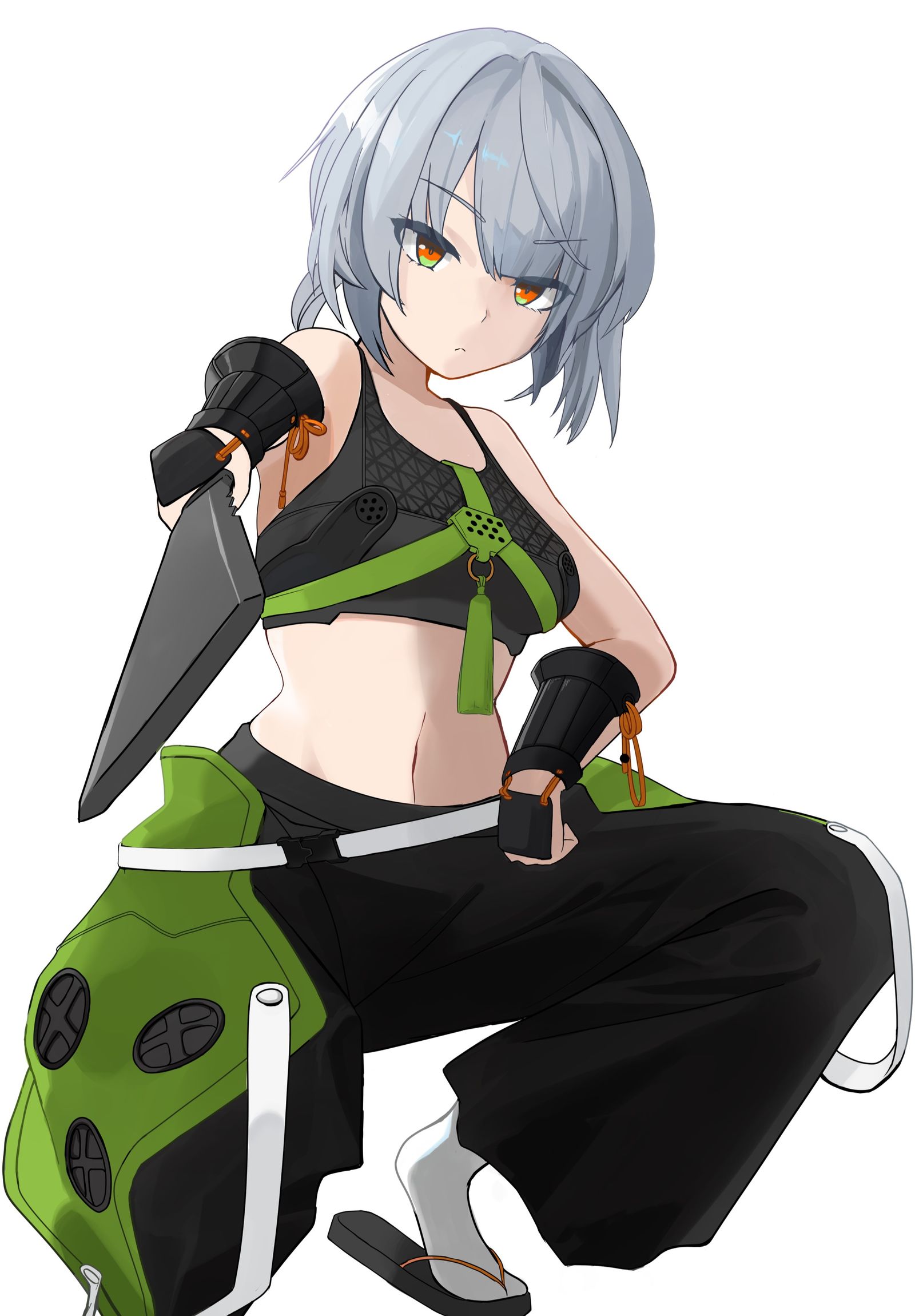 邪兔屋的怀刀插画图片壁纸