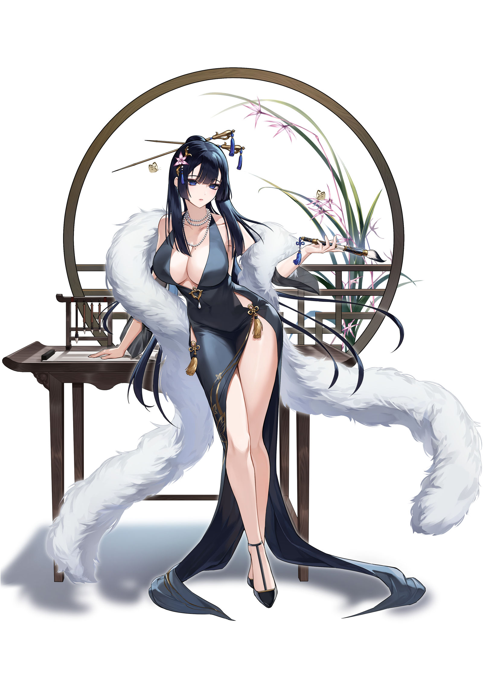 240224优雅的兰娜尤尔插画图片壁纸