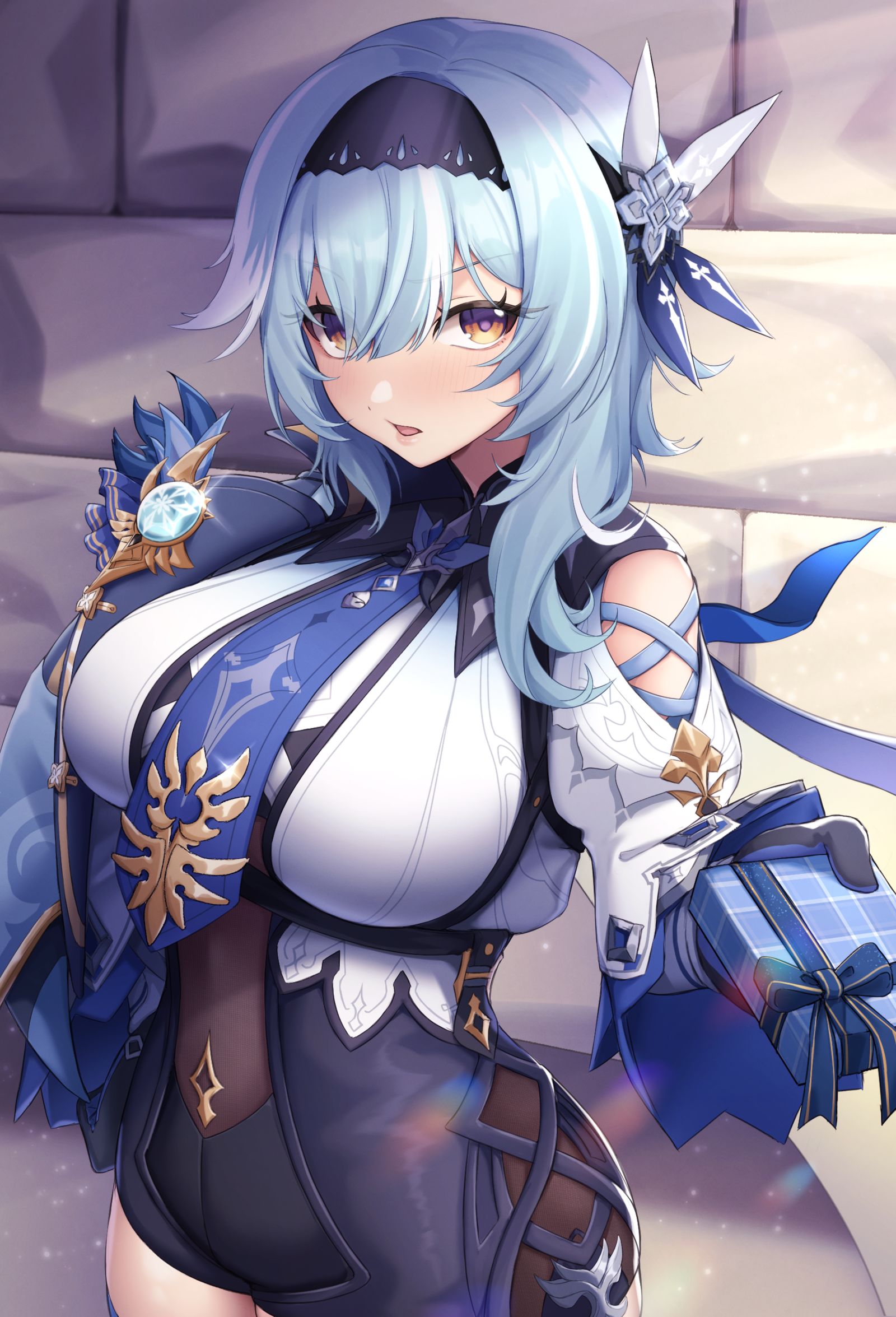 “请默默地收下……”