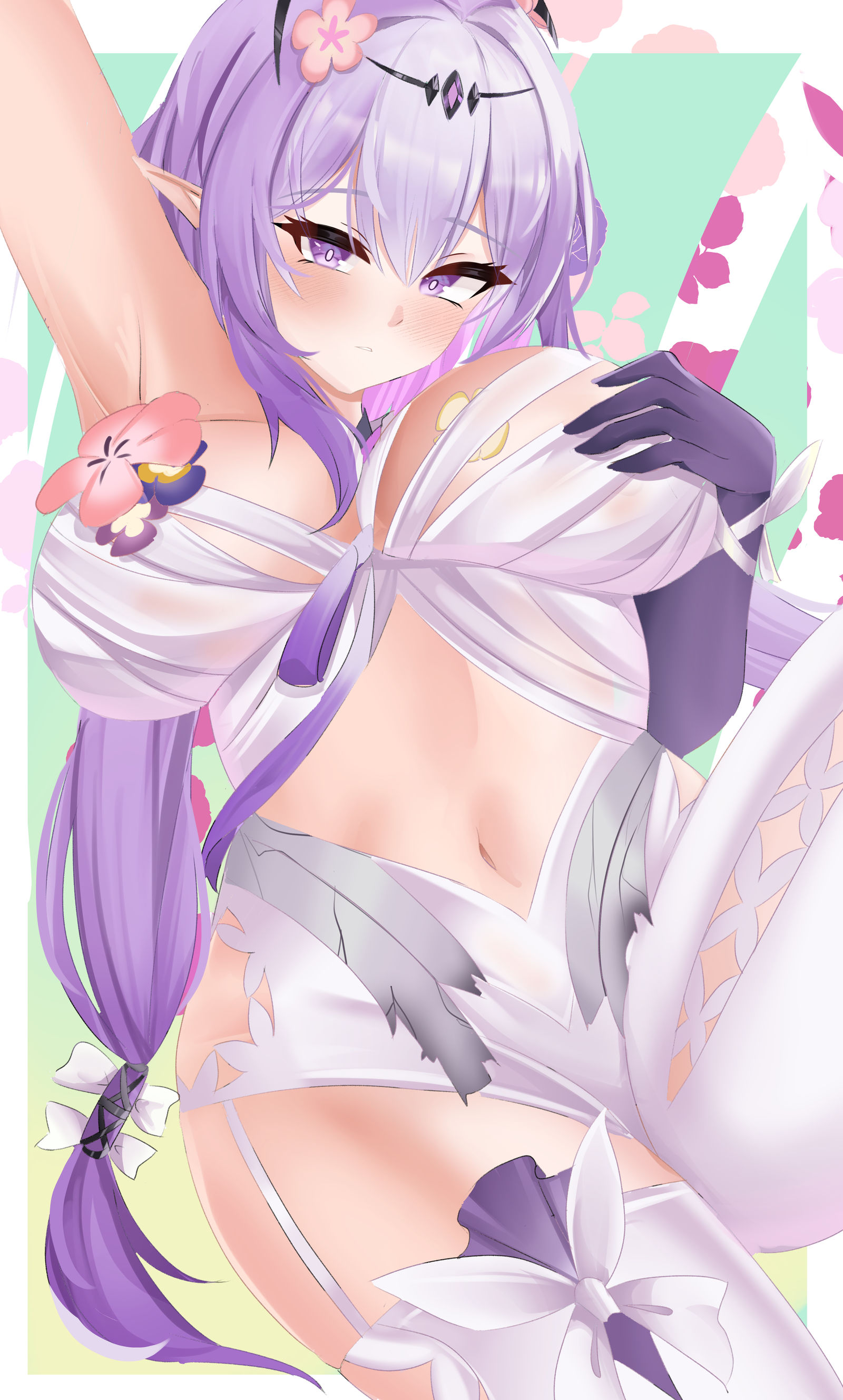 遐蝶插画图片壁纸