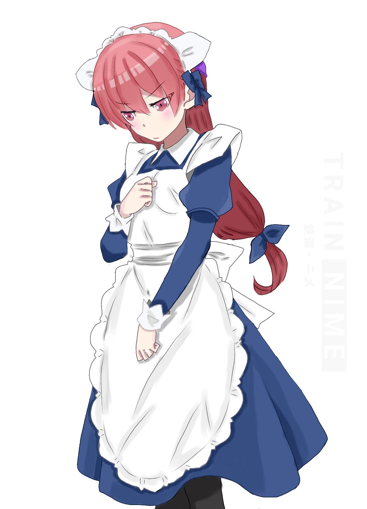 穿着女仆装-由崎星二次创作