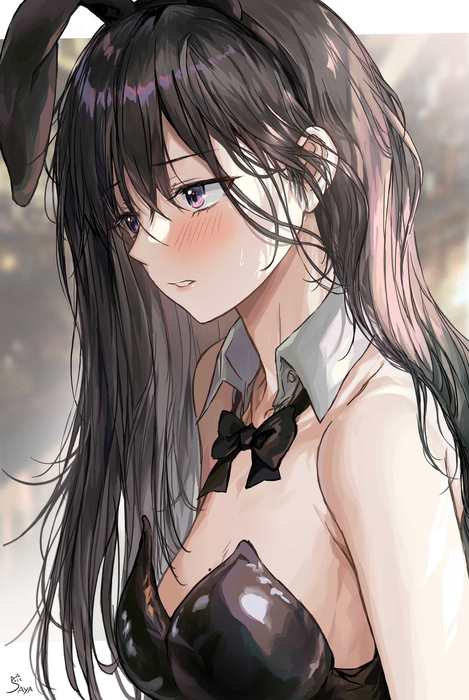 OC兔女郎插画图片壁纸