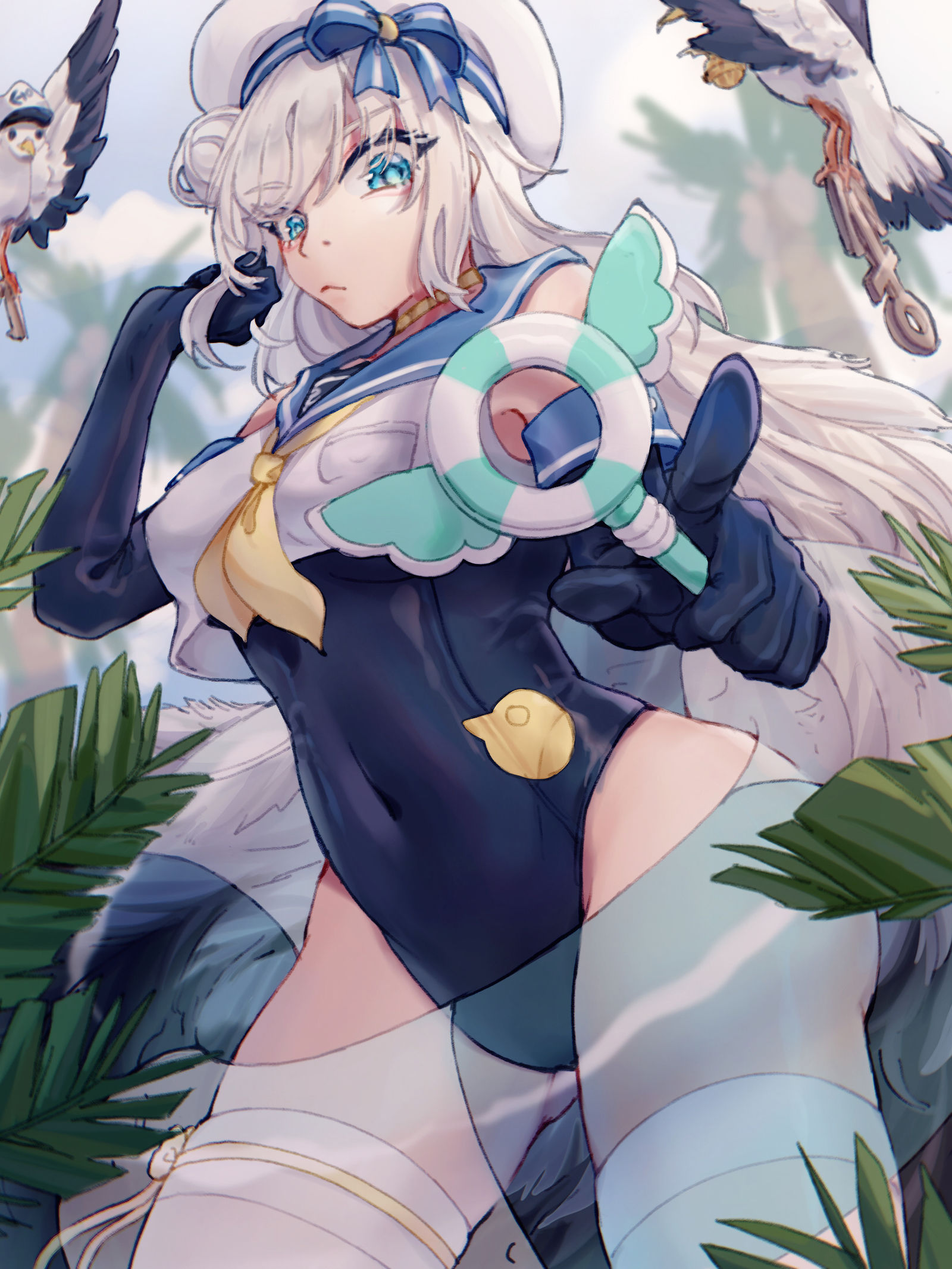 精衛插画图片壁纸