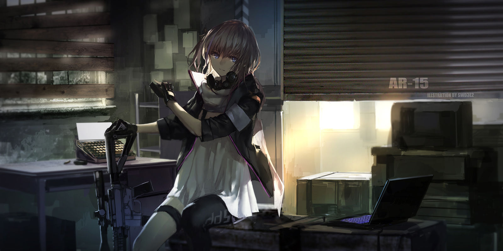-AR-15-插画图片壁纸